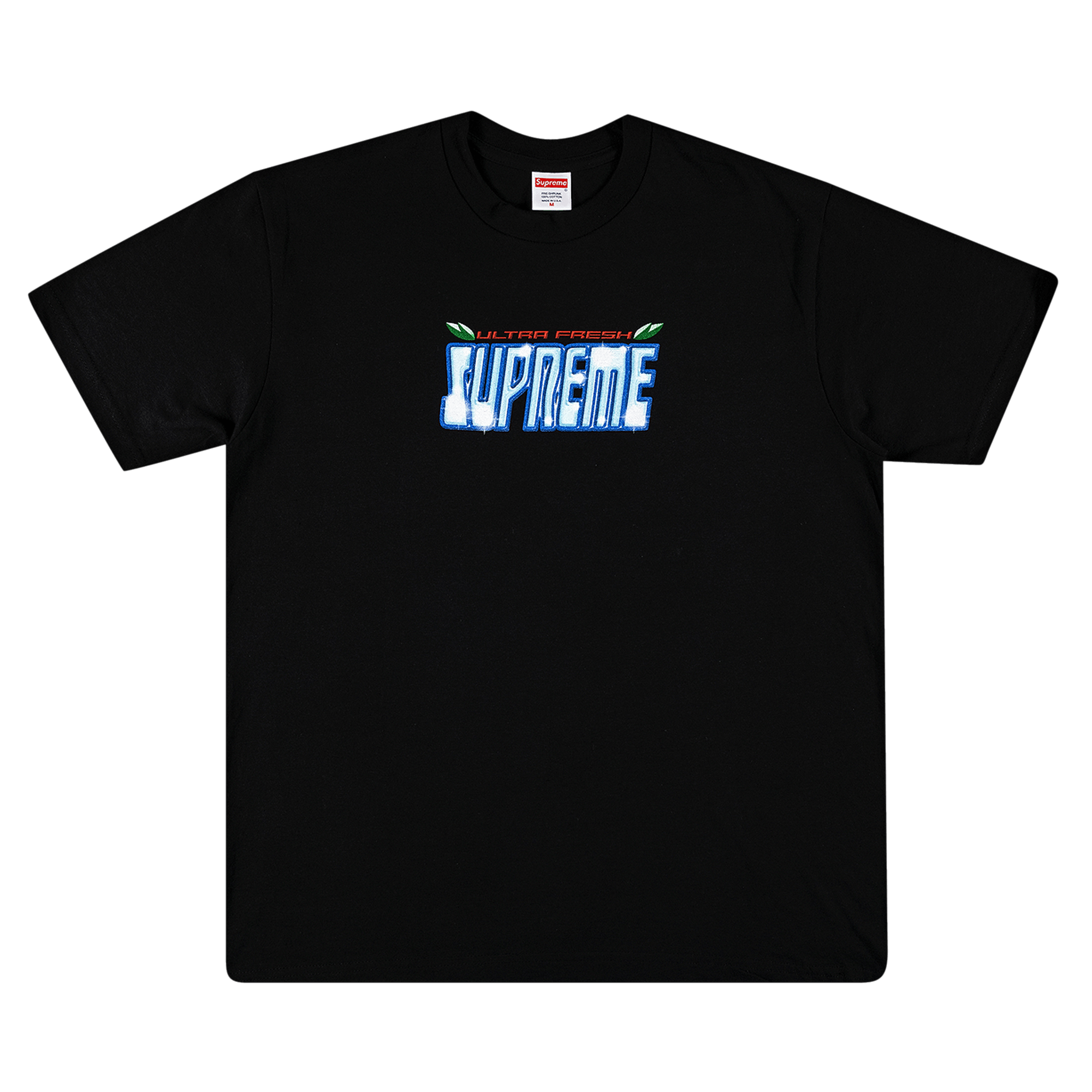 SUPREME SUPREME ULTRA FRESH TEE 'BLACK'