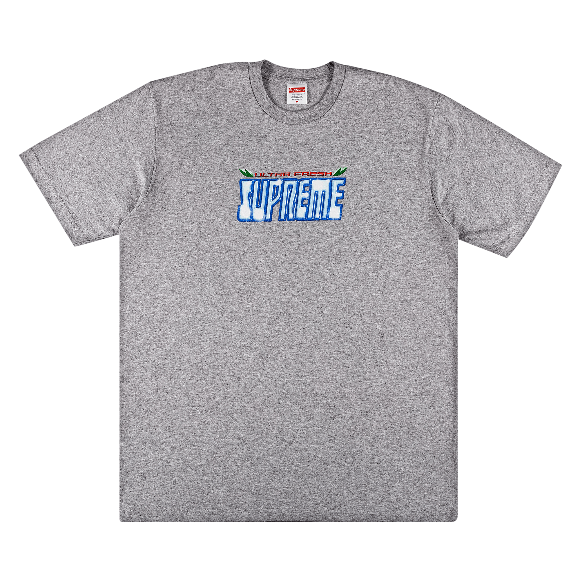 SUPREME SUPREME ULTRA FRESH TEE 'HEATHER GREY'