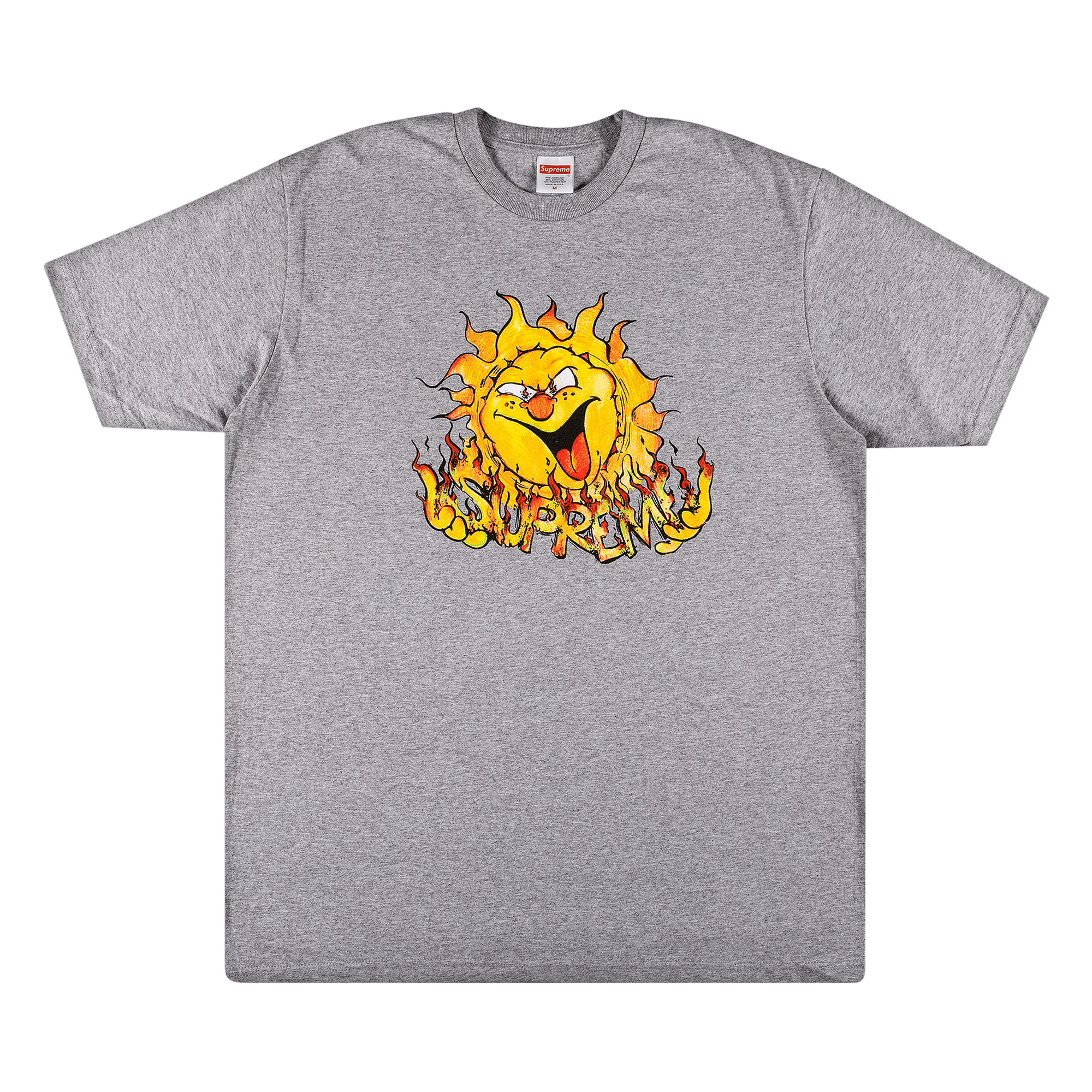 SUPREME SUPREME SUN TEE 'HEATHER GREY'