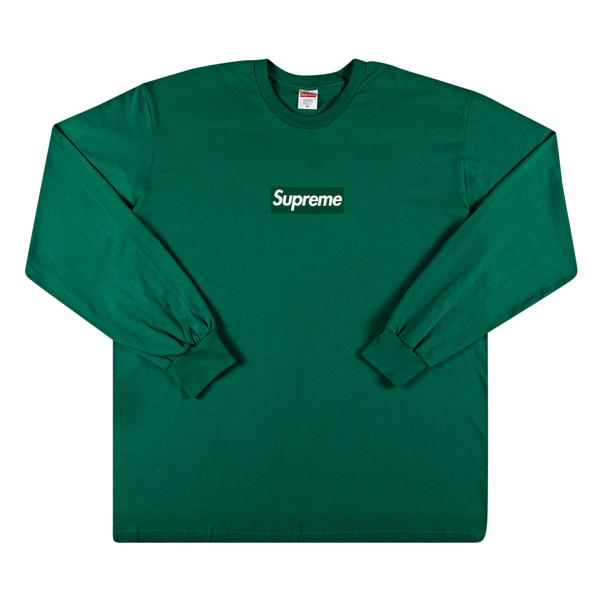 SUPREME SUPREME BOX LOGO LONG-SLEEVE TEE 'LIGHT PINE'