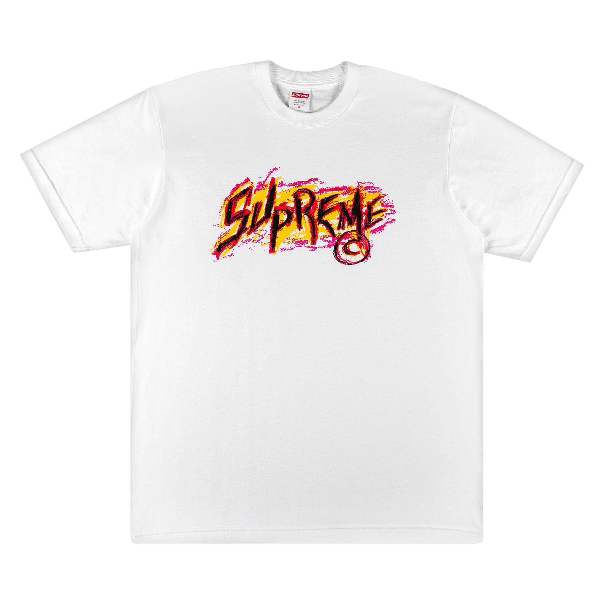 SUPREME SUPREME SCRATCH TEE 'WHITE'