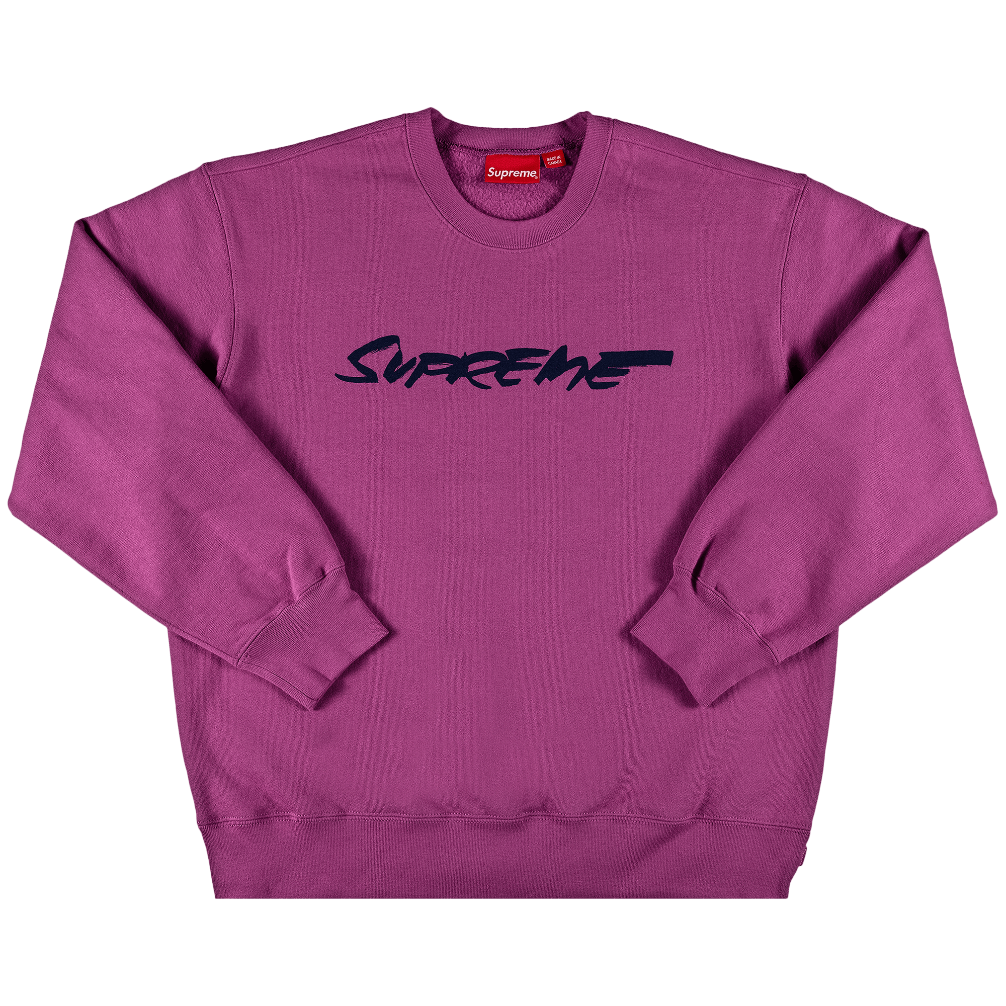 SUPREME SUPREME FUTURA LOGO CREWNECK 'BRIGHT PURPLE'