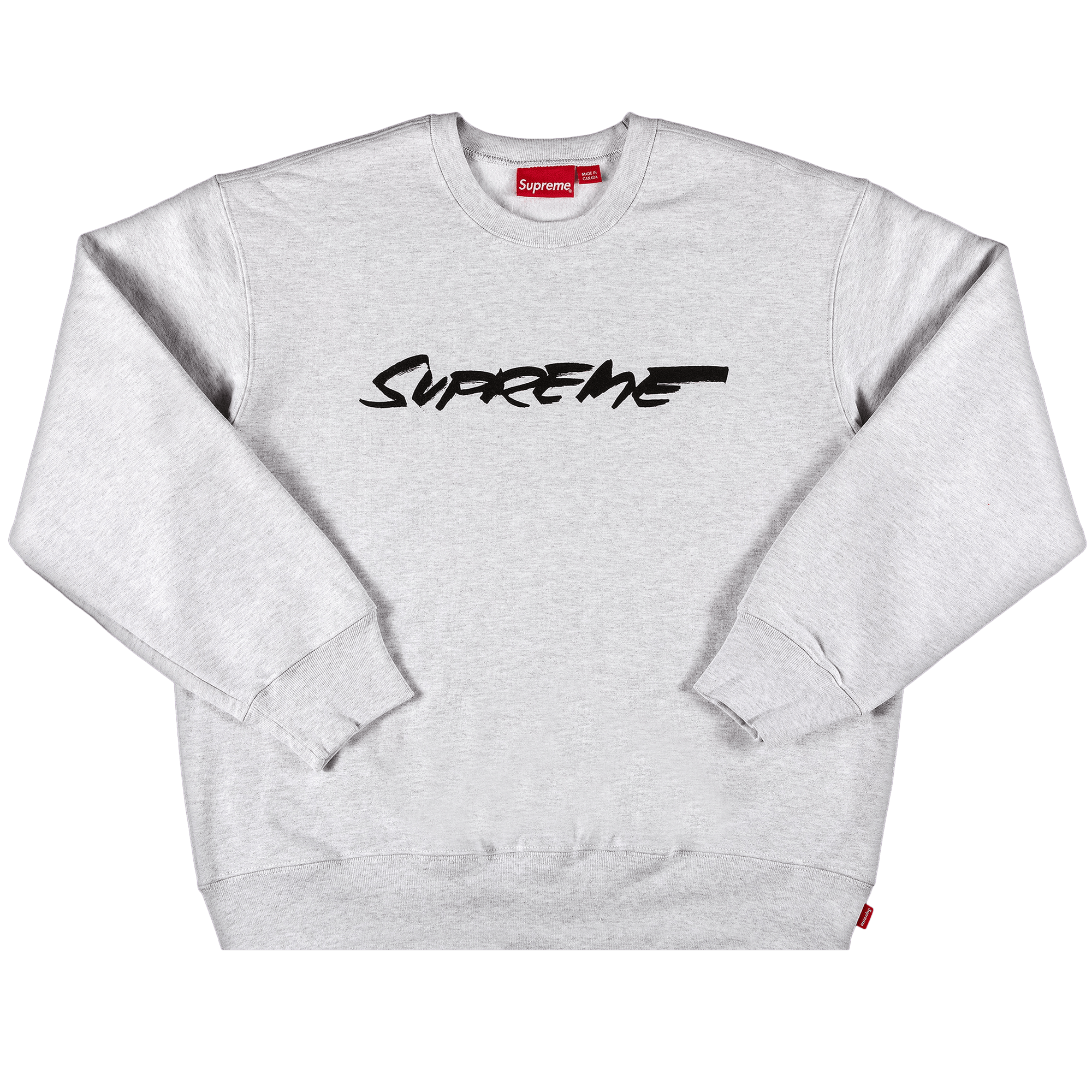 SUPREME SUPREME FUTURA LOGO CREWNECK 'ASH GREY'