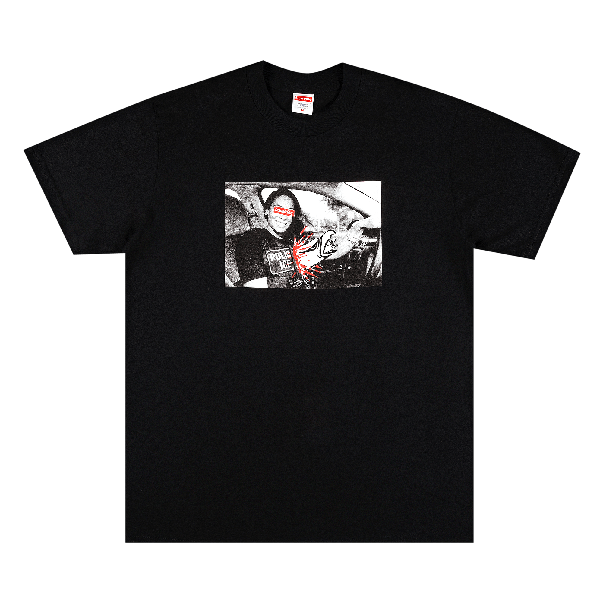 SUPREME SUPREME X ANTIHERO ICE TEE 'BLACK'
