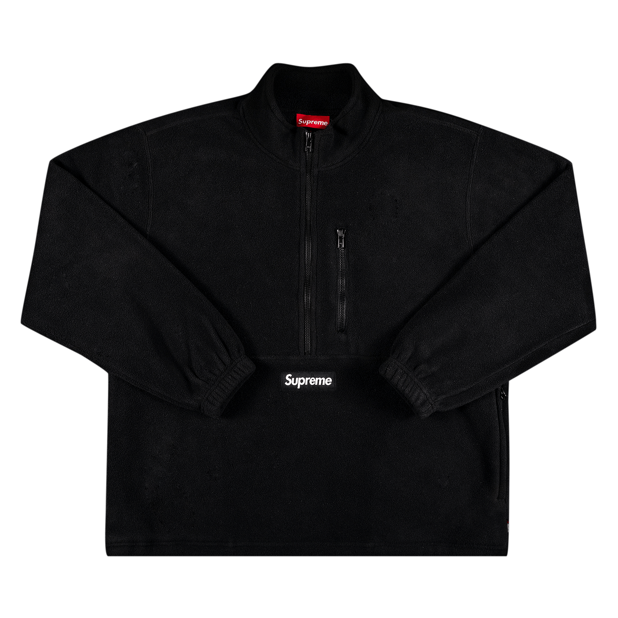 SUPREME SUPREME X POLARTEC HALF ZIP PULLOVER 'BLACK'