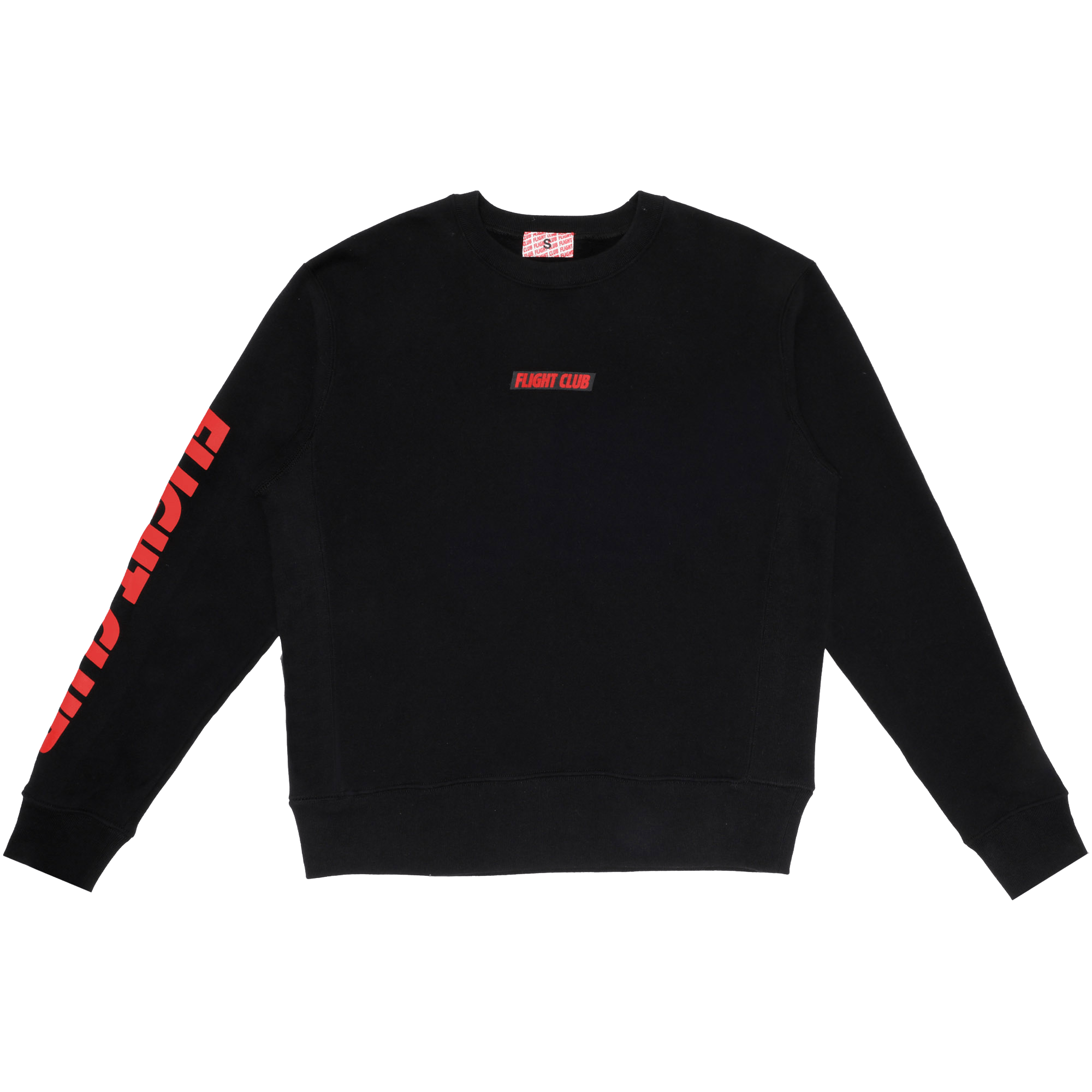 FLIGHT CLUB FLIGHT CLUB OVERSIZED LOGO CREWNECK 'BLACK'