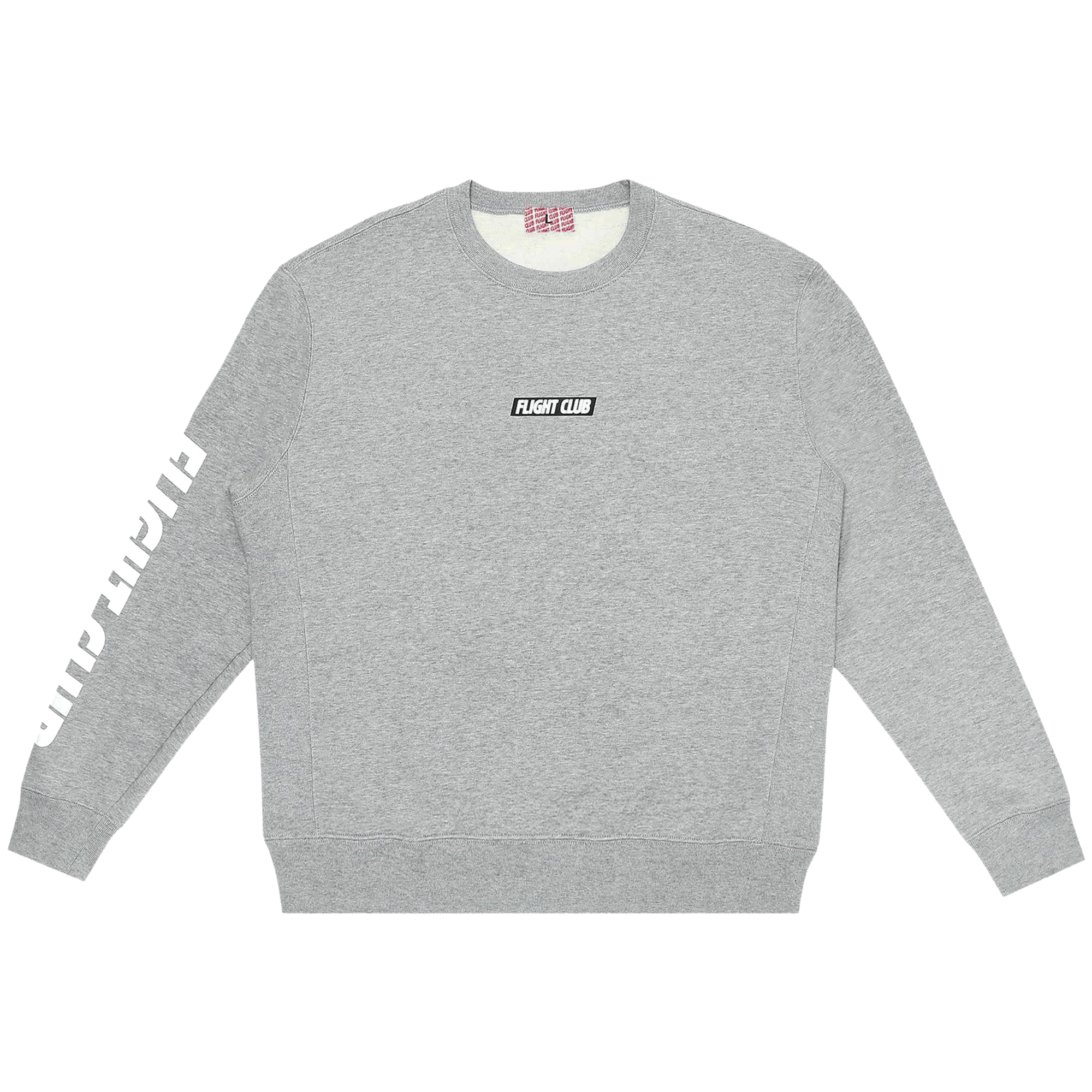 FLIGHT CLUB FLIGHT CLUB OVERSIZED LOGO CREWNECK 'GRAY'