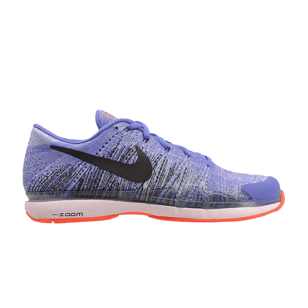 Zoom Vapor Flyknit 'Medium Blue Orange'