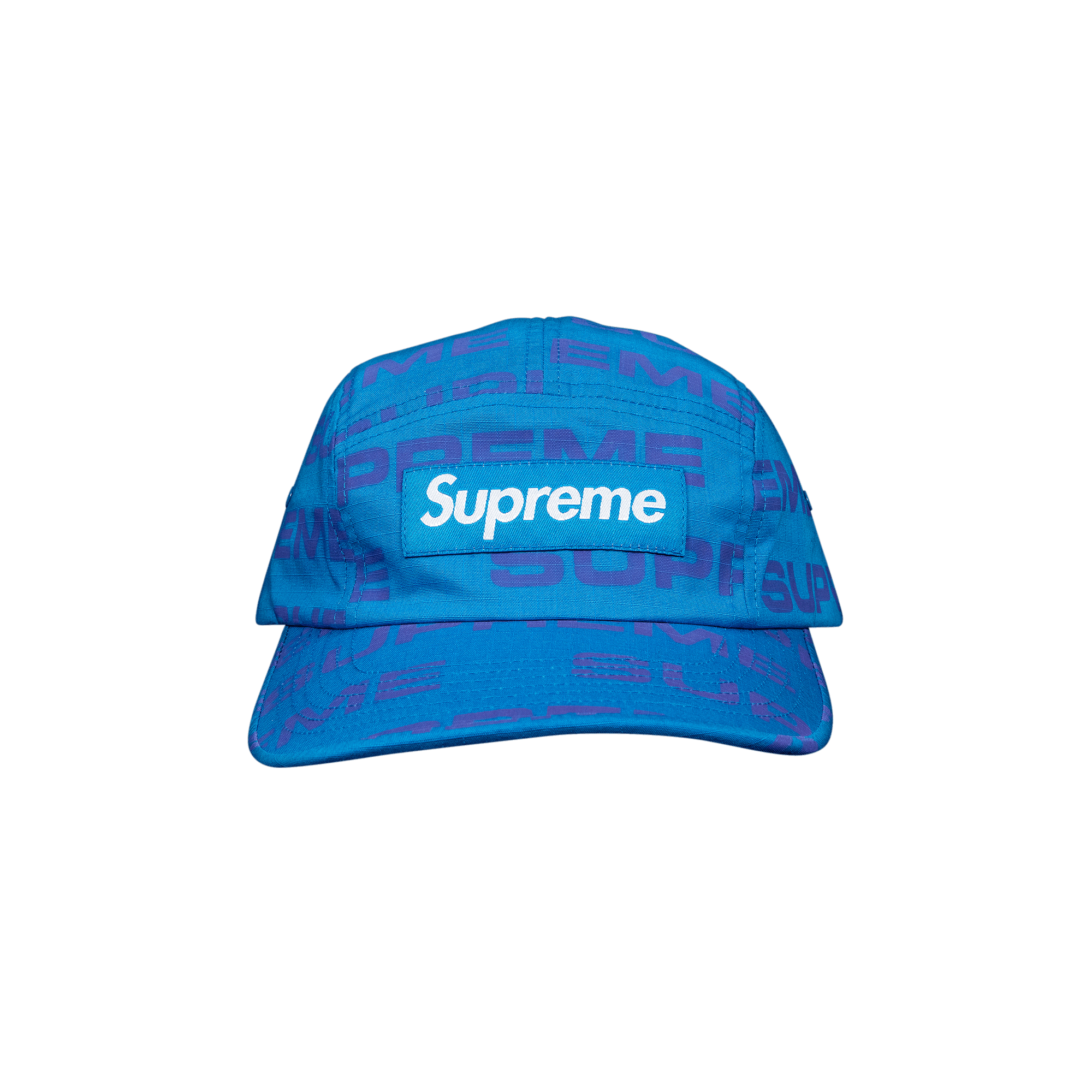 SUPREME SUPREME REACTIVE PRINT CAMP CAP 'BLUE'