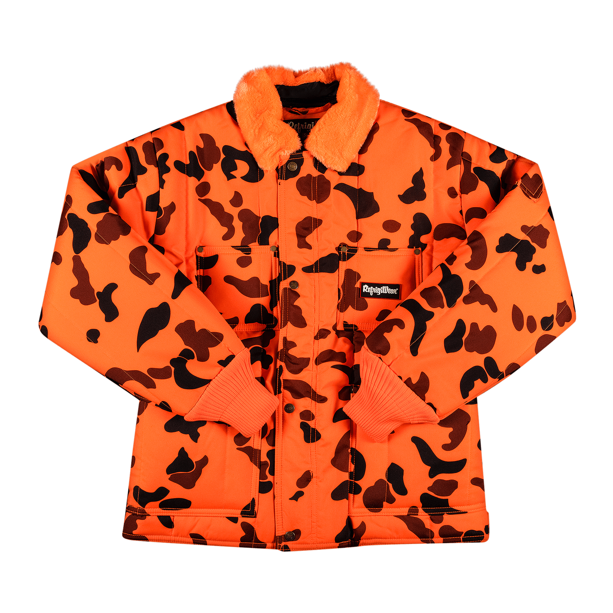 SUPREME SUPREME X REFRIGIWEAR INSULATED IRON-TUFF JACKET 'ORANGE CAMO'
