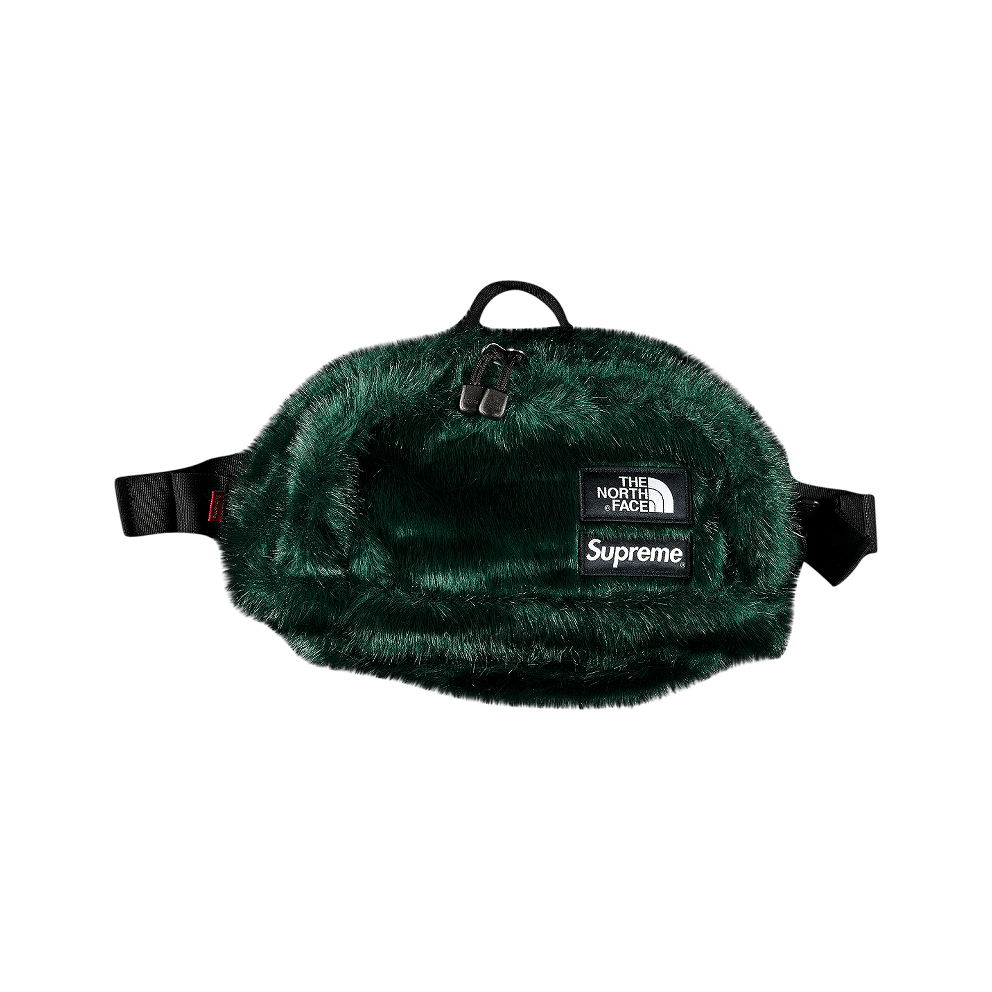 SUPREME SUPREME X THE NORTH FACE FAUX FUR WAIST BAG 'GREEN'