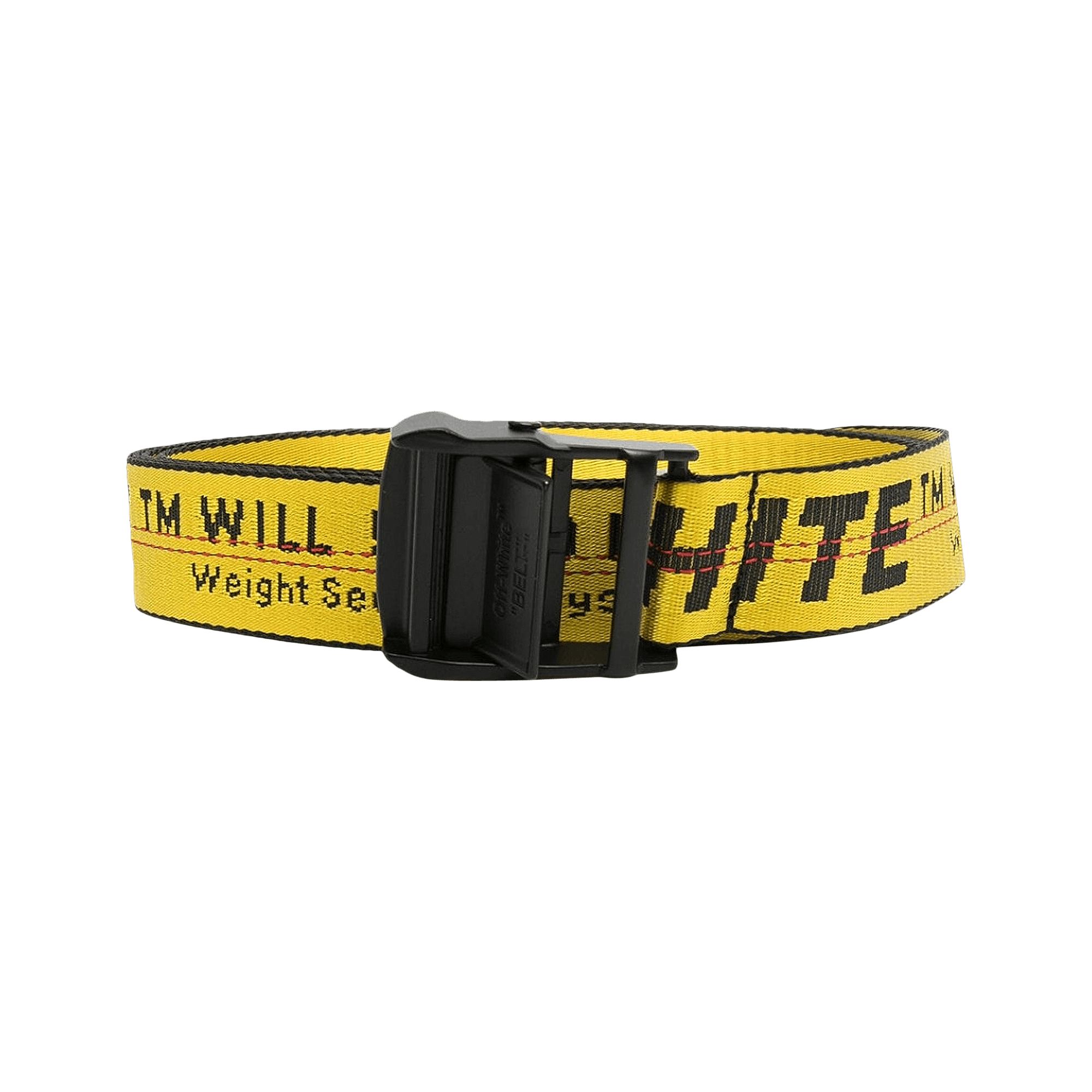 Pre-owned Off-white Classic Industrial Belt 'black'