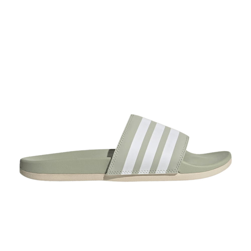 ADIDAS ORIGINALS WMNS ADILETTE COMFORT SLIDES 'HALO GREEN IVORY'