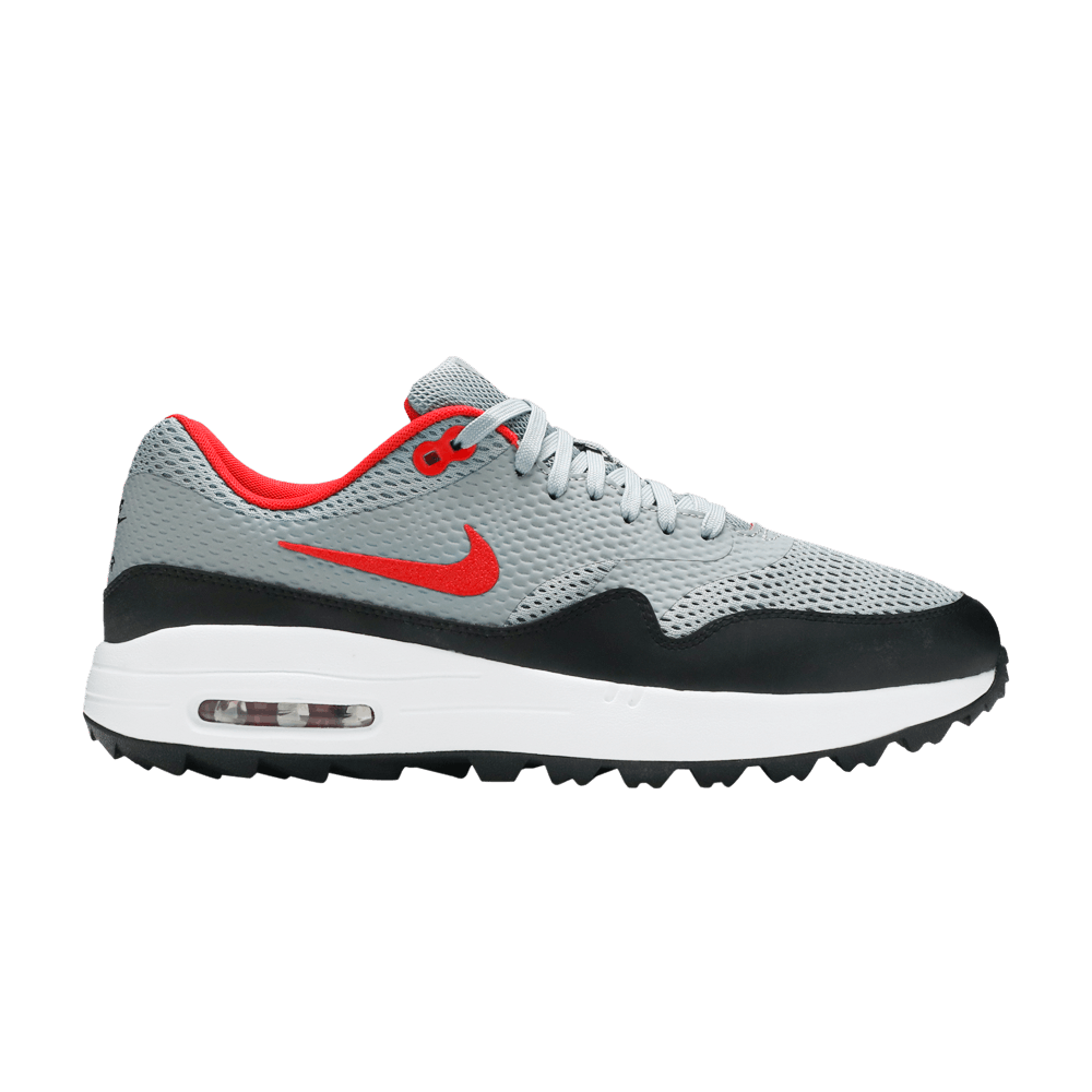 NIKE AIR MAX 1 GOLF 'PARTICLE GREY RED'