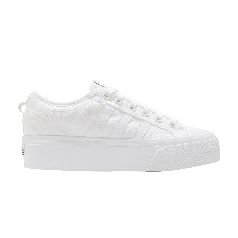 ADIDAS ORIGINALS WMNS NIZZA PLATFORM 'TRIPLE WHITE'