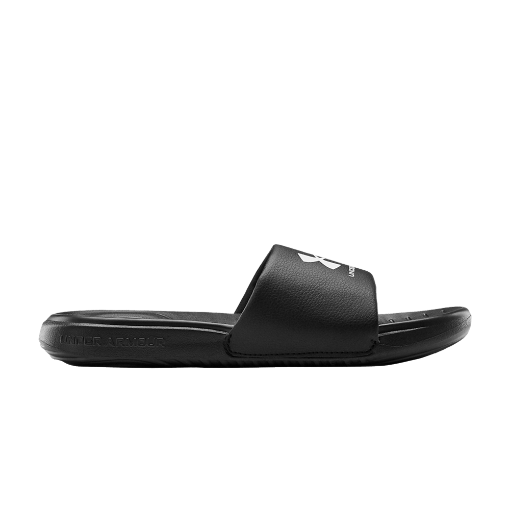 UNDER ARMOUR WMNS ANSA FIXED SLIDES 'BLACK WHITE'