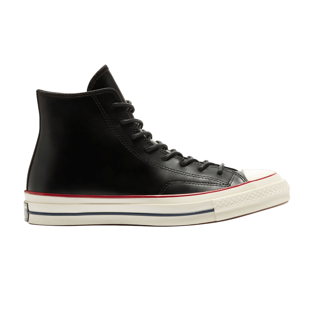 CONVERSE CHUCK 70 HIGH 'COLOR LEATHER - BLACK'