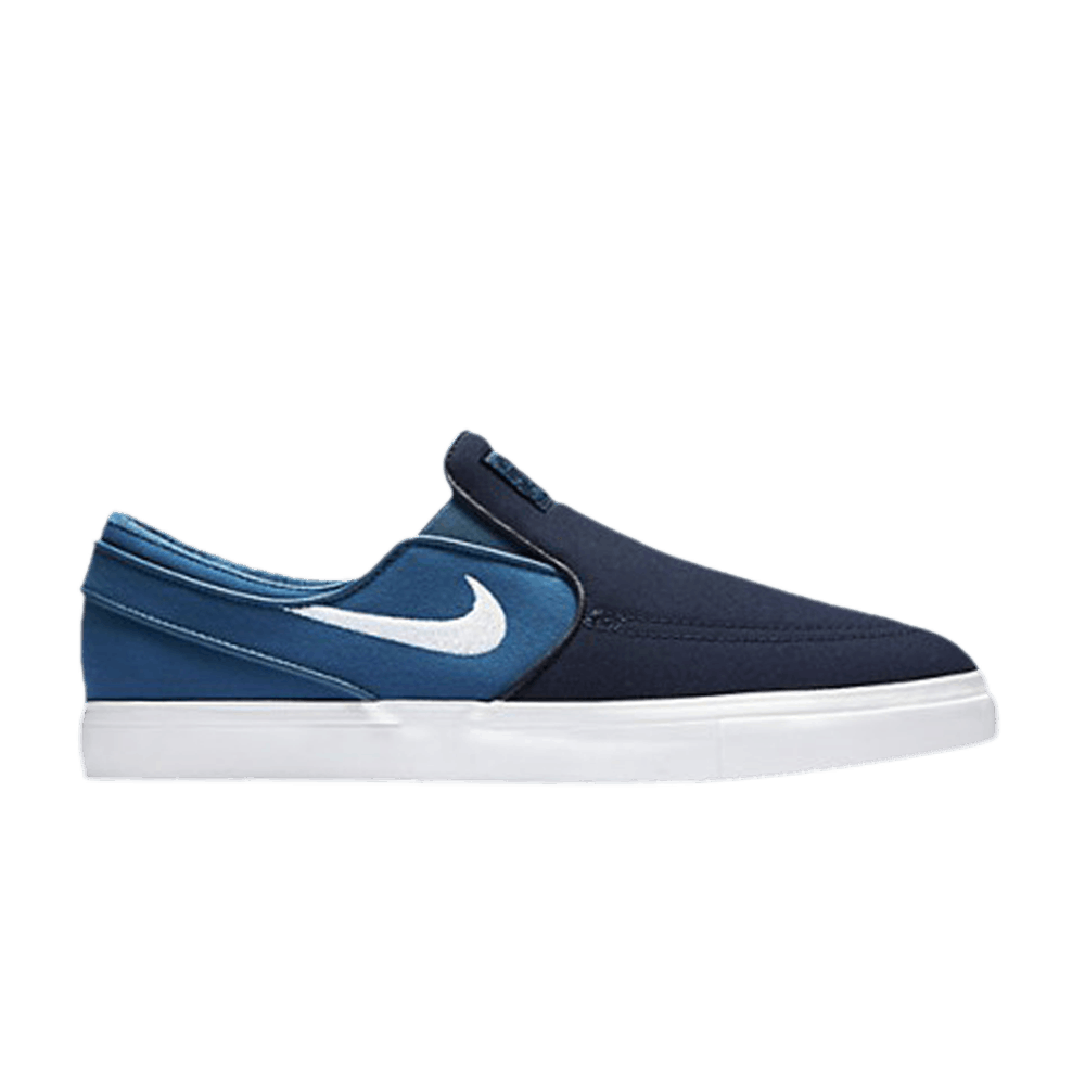 Zoom Stefan Janoski Slip Canvas SB 'Industrial Blue'