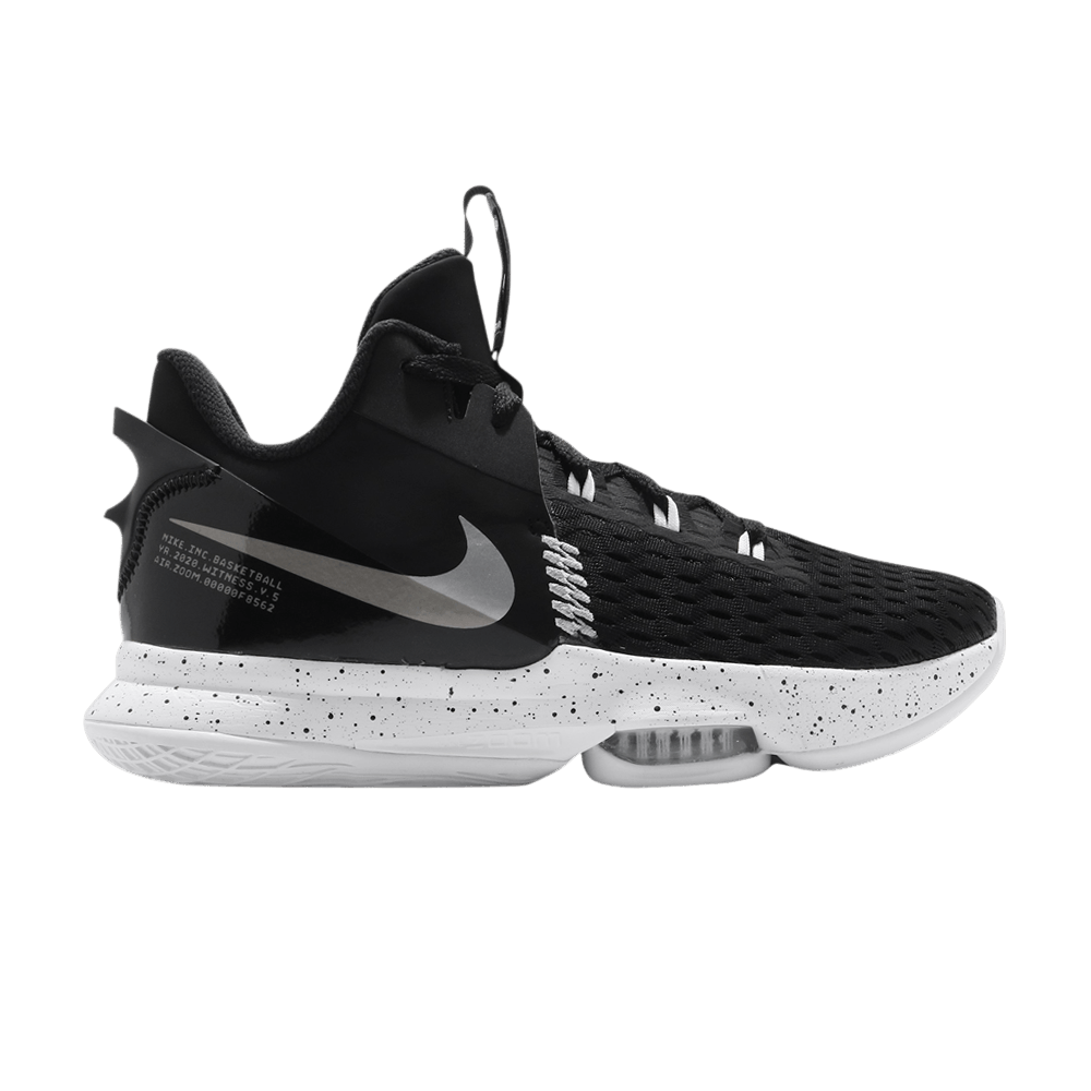 NIKE LEBRON WITNESS 5 EP 'BLACK METALLIC SILVER'