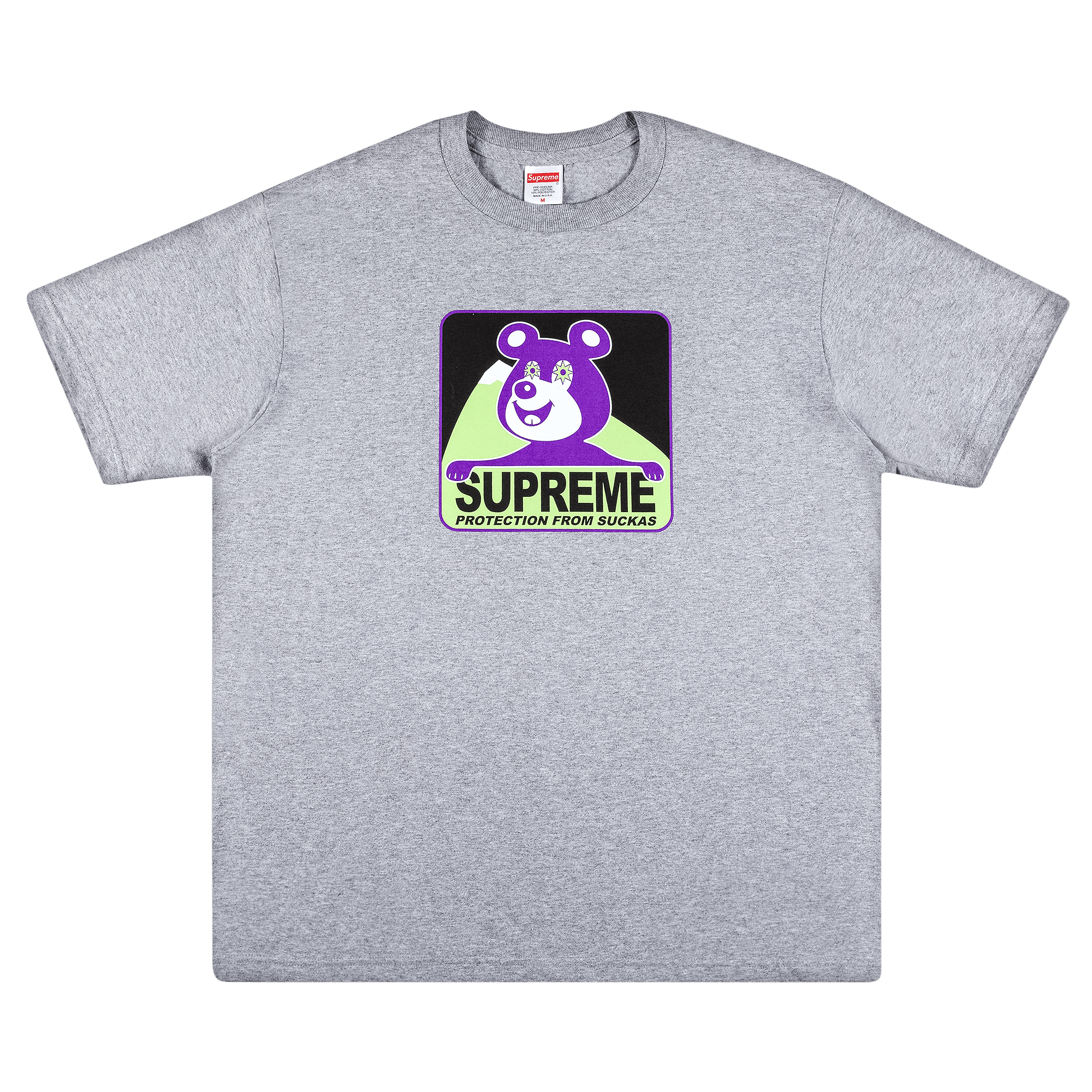 SUPREME SUPREME BEAR TEE 'HEATHER GREY'