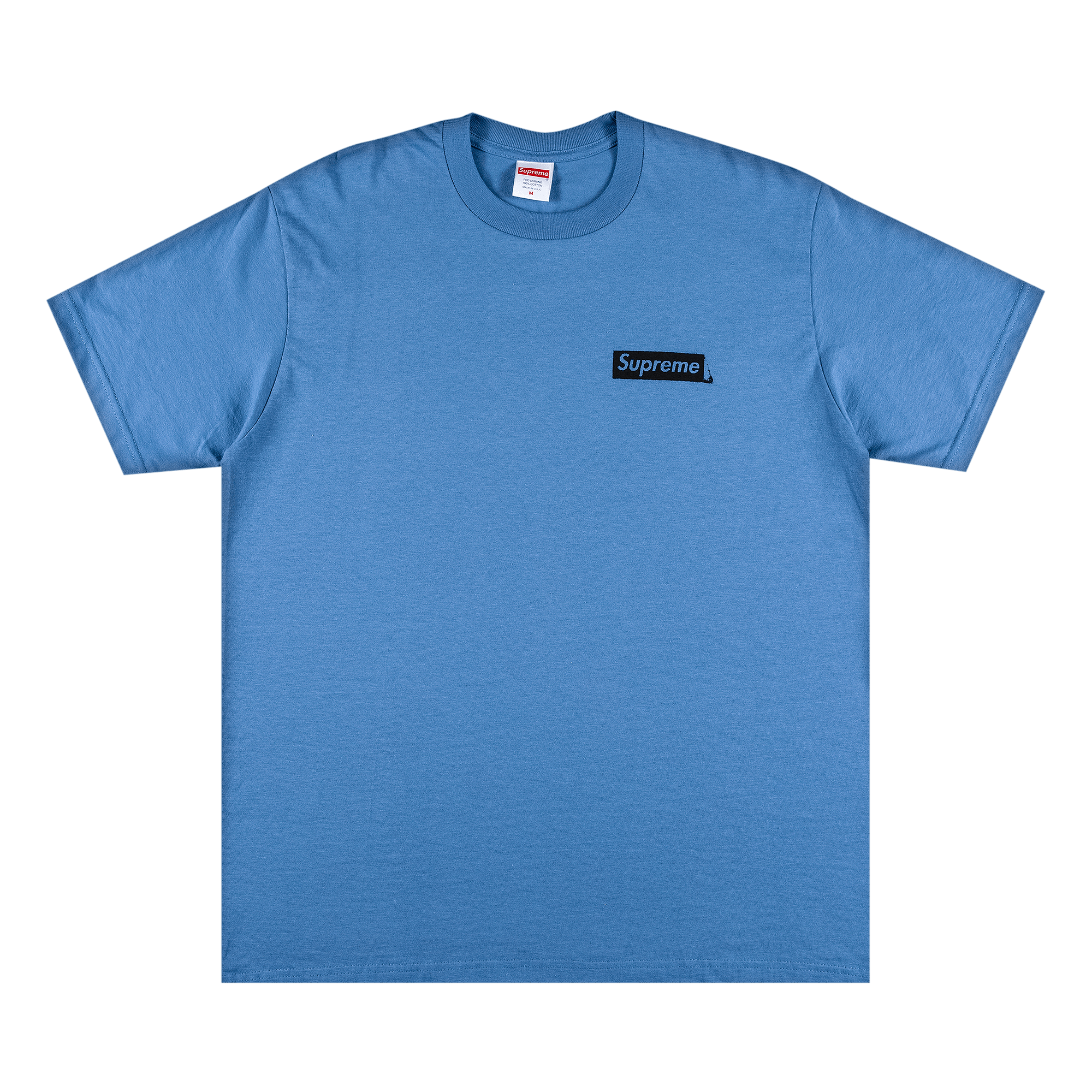 SUPREME SUPREME NO MORE SHIT TEE 'DUSTY LIGHT ROYAL'