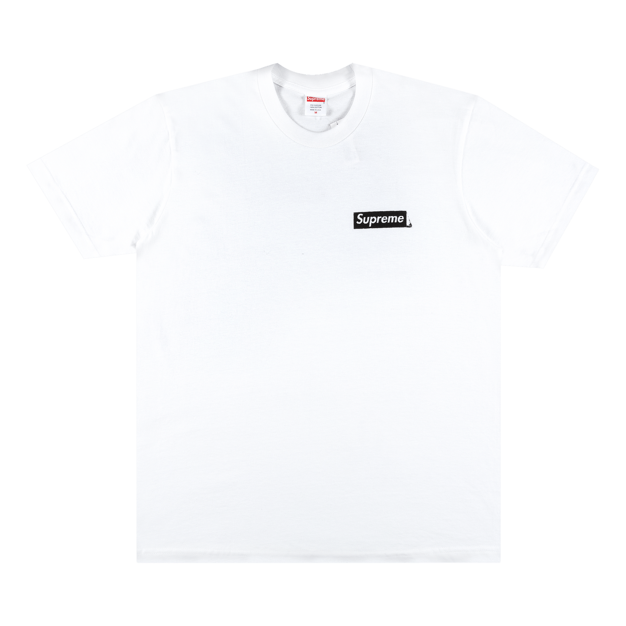SUPREME SUPREME NO MORE SHIT TEE 'WHITE'