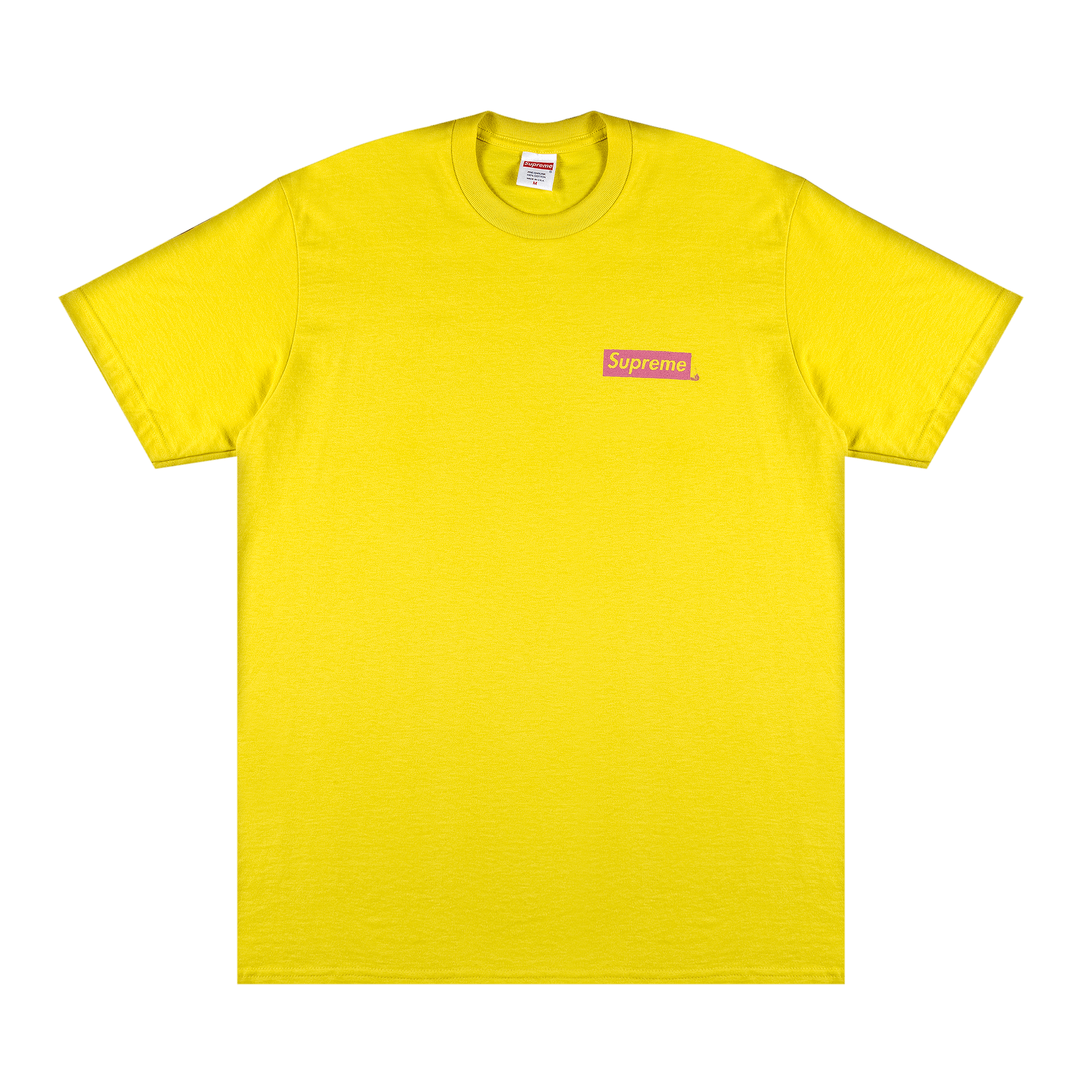 SUPREME SUPREME NO MORE SHIT TEE 'LEMON'