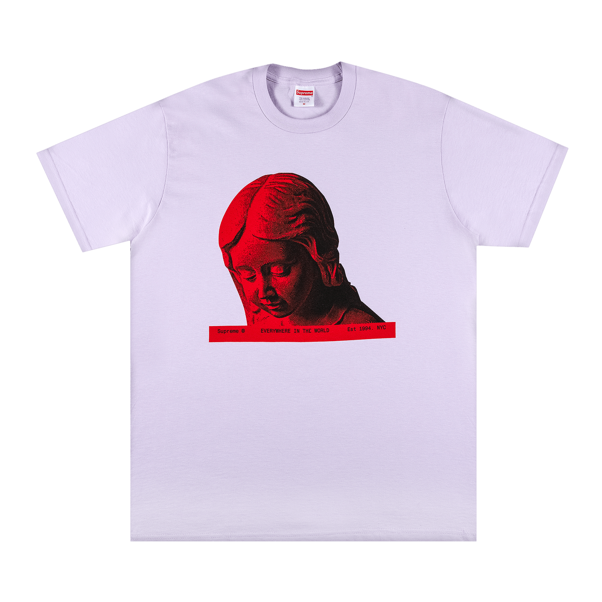 SUPREME SUPREME EVERYWHERE TEE 'LIGHT PURPLE'