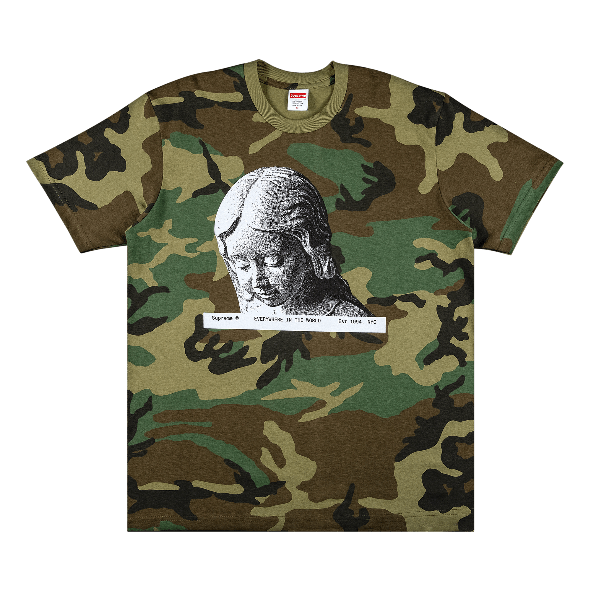 SUPREME SUPREME EVERYWHERE TEE 'WOODLAND CAMO'