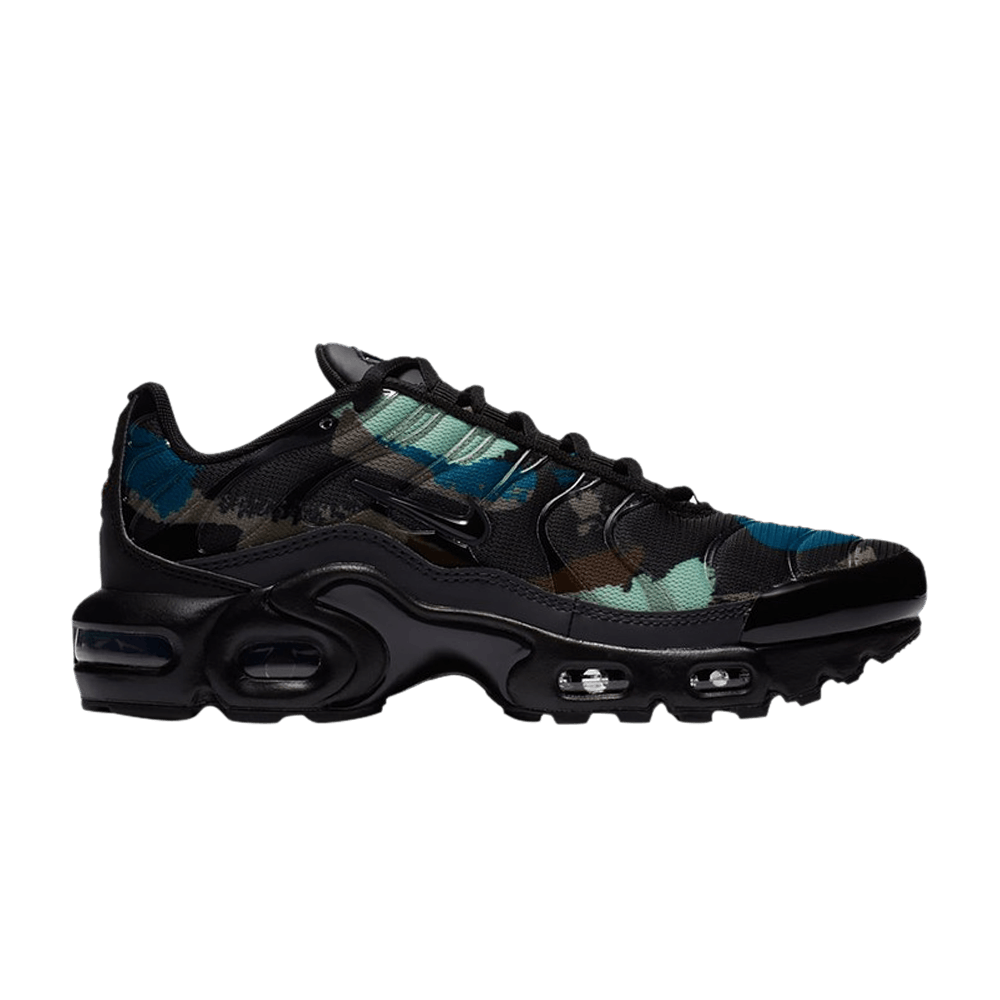 Nike Air Max Plus GS 'Camo Black Green'