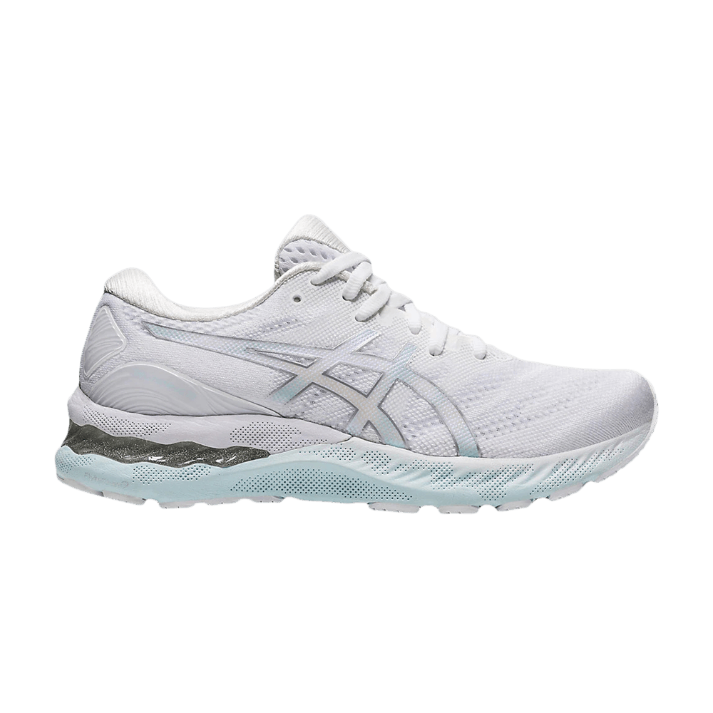 Pre-owned Asics Wmns Gel Nimbus 23 'white Pure Silver'