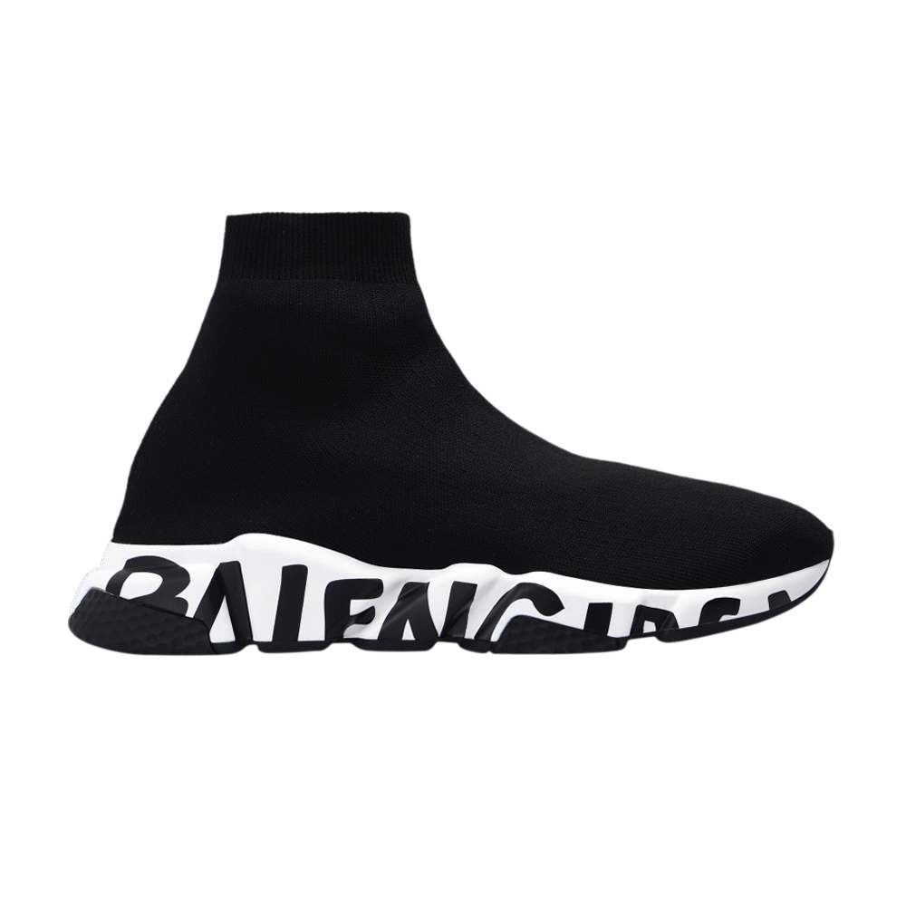 Balenciaga Speed Sneaker 'Midsole Graffiti - Black White'