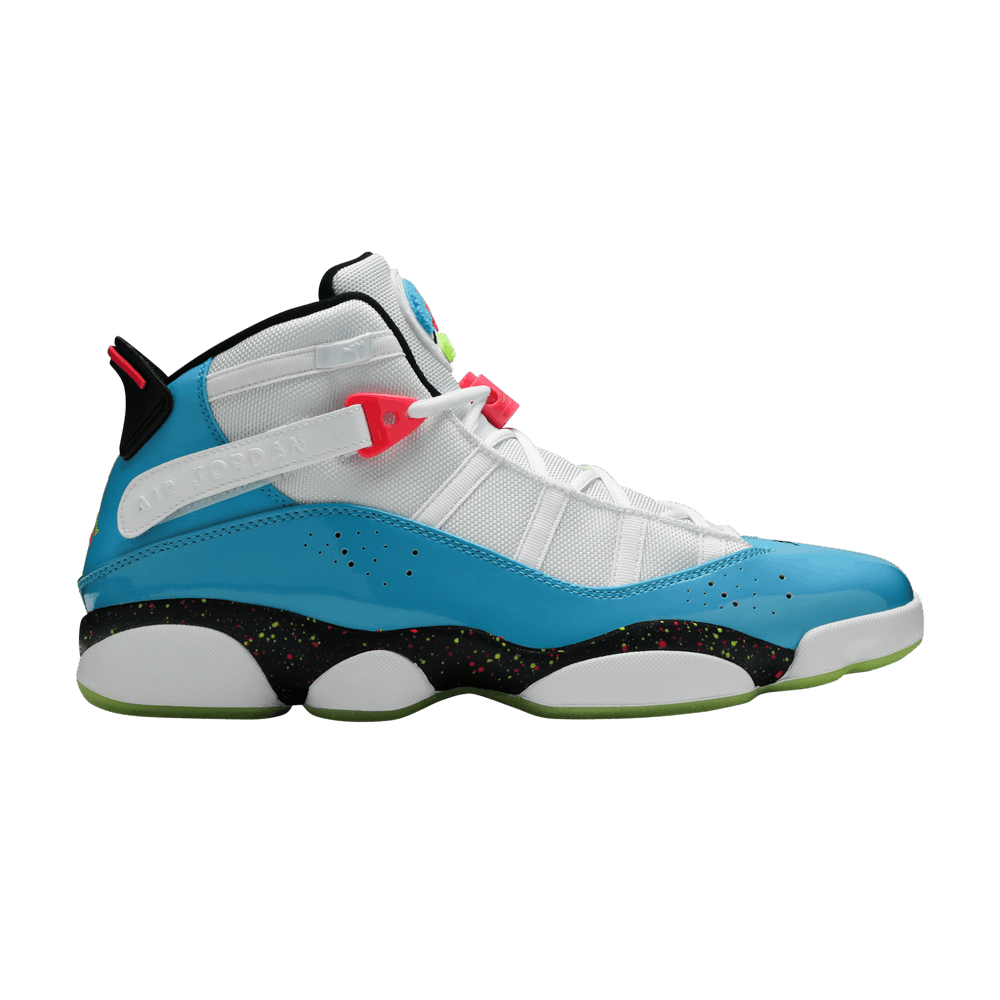 Jordan 6 Rings 'Blue Fury Cyber Pink'