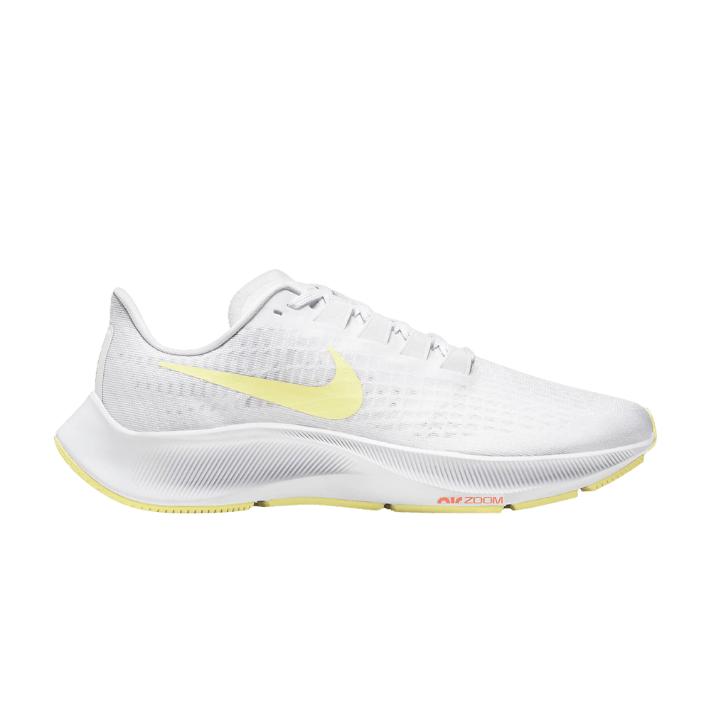 NIKE WMNS AIR ZOOM PEGASUS 37 'WHITE LIGHT ZITRON'