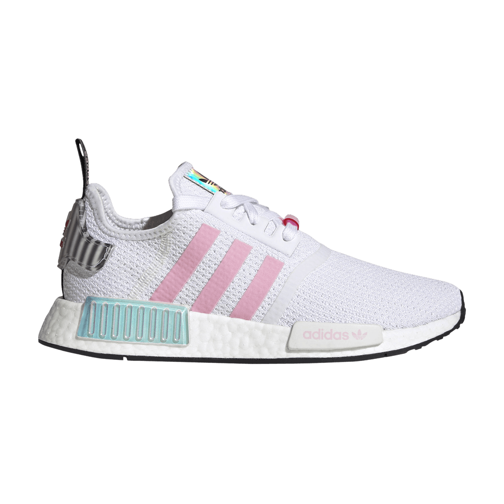 ADIDAS ORIGINALS WMNS NMD_R1 'WHITE TRUE PINK HOLOGRAM'