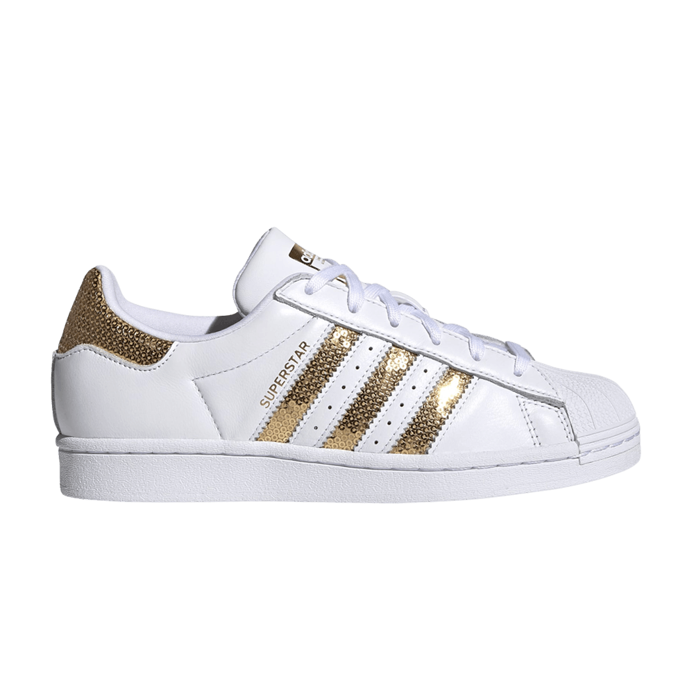 ADIDAS ORIGINALS WMNS SUPERSTAR 'WHITE GOLD SEQUINS'