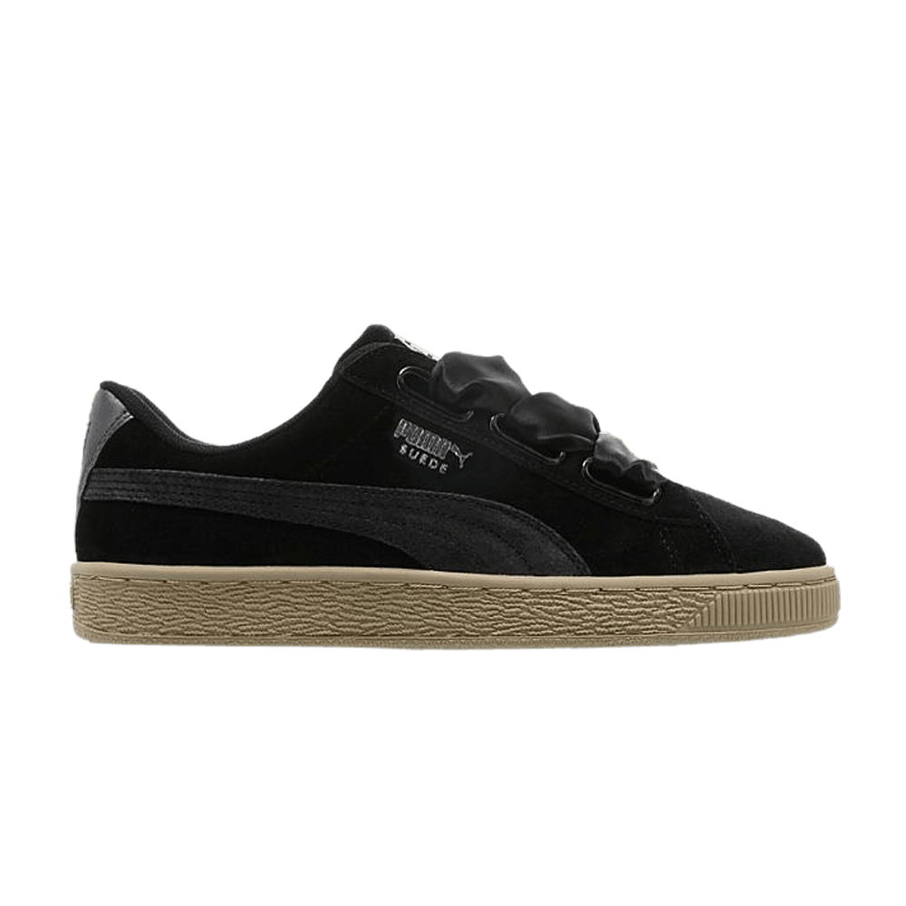 PUMA WMNS SUEDE HEART 'SAFARI - BLACK'