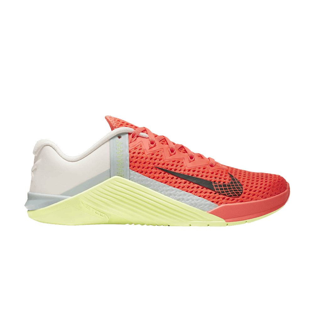 NIKE WMNS METCON 6 'BRIGHT MANGO LIGHT ZITRON'