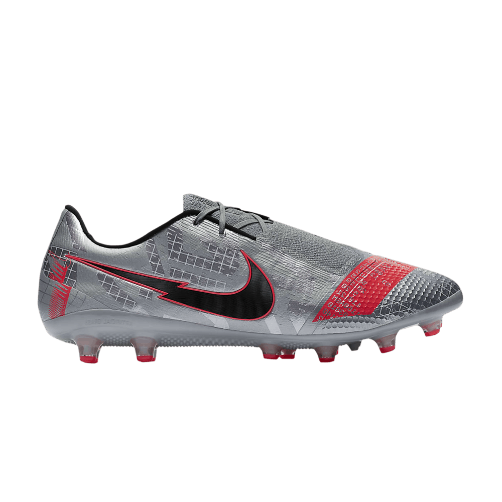 NIKE PHANTOM VENOM ELITE AG PRO 'METALLIC BOMBER GREY LASER CRIMSON'