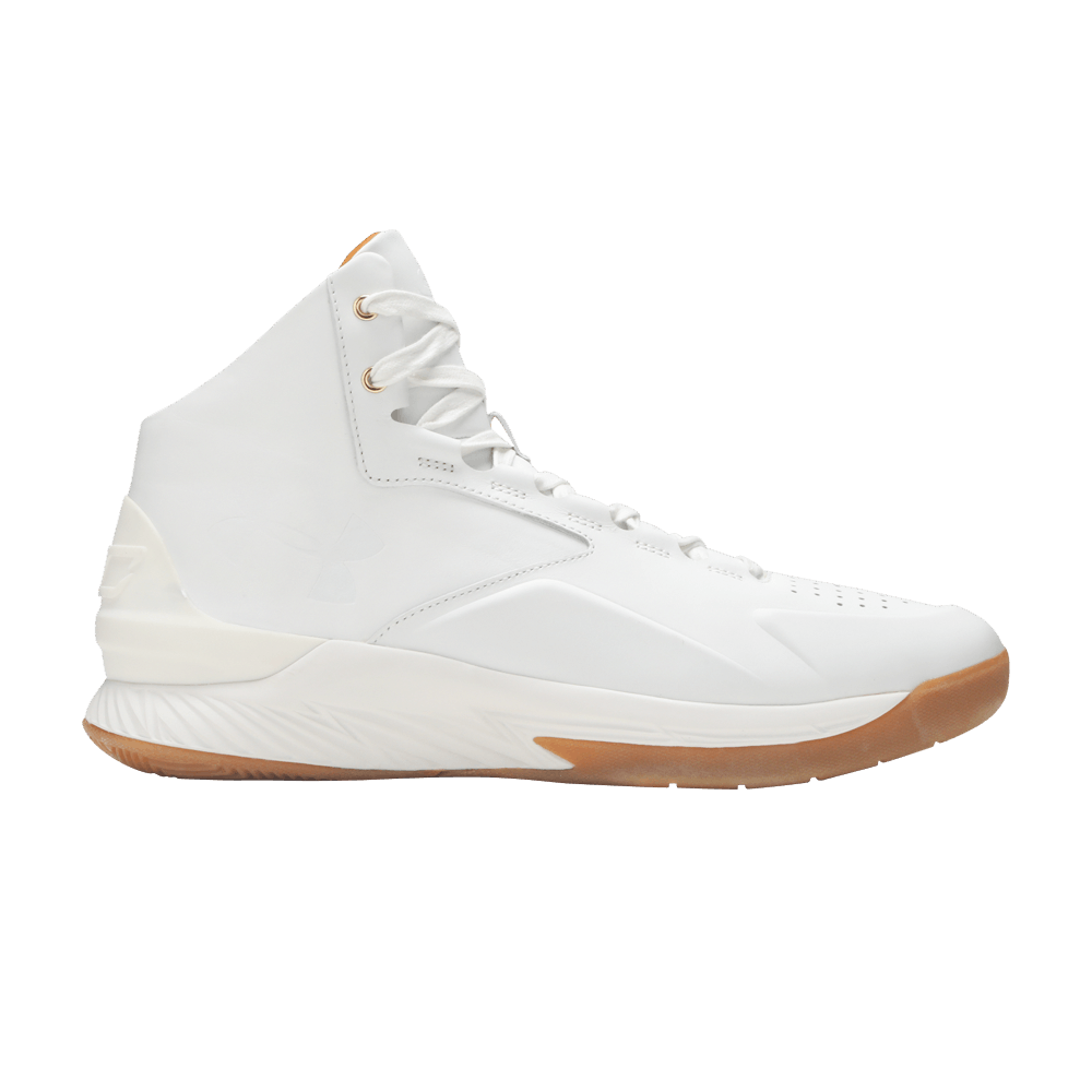 Curry 1 Lux Mid Leather 'White Gum'