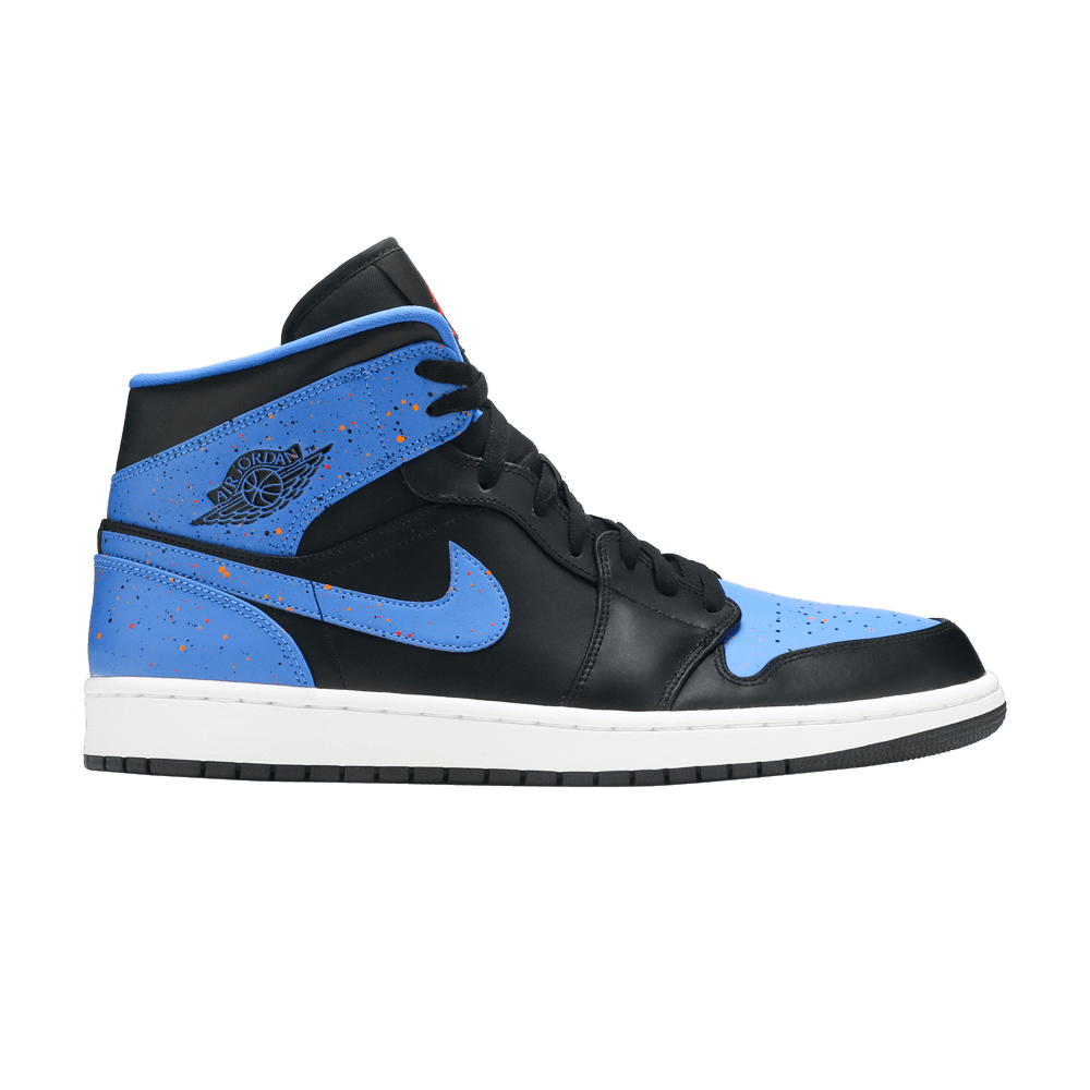 Air Jordan 1 Mid 'Royal Splatter'