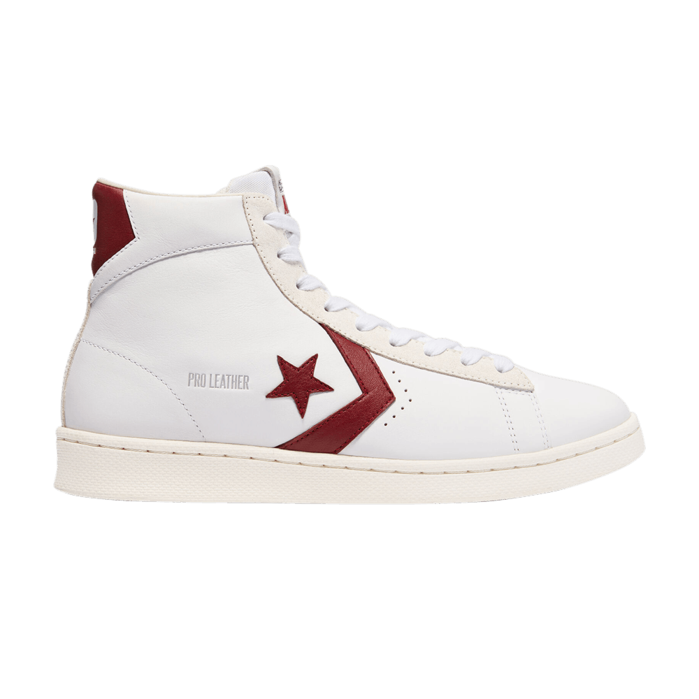 Converse Pro Leather High White Team Red