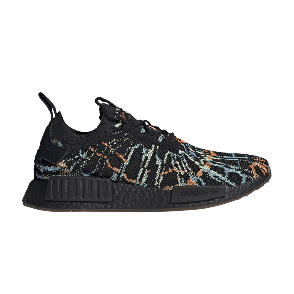 ADIDAS ORIGINALS NMD_R1 PRIMEKNIT 'BLACK GLITCH'
