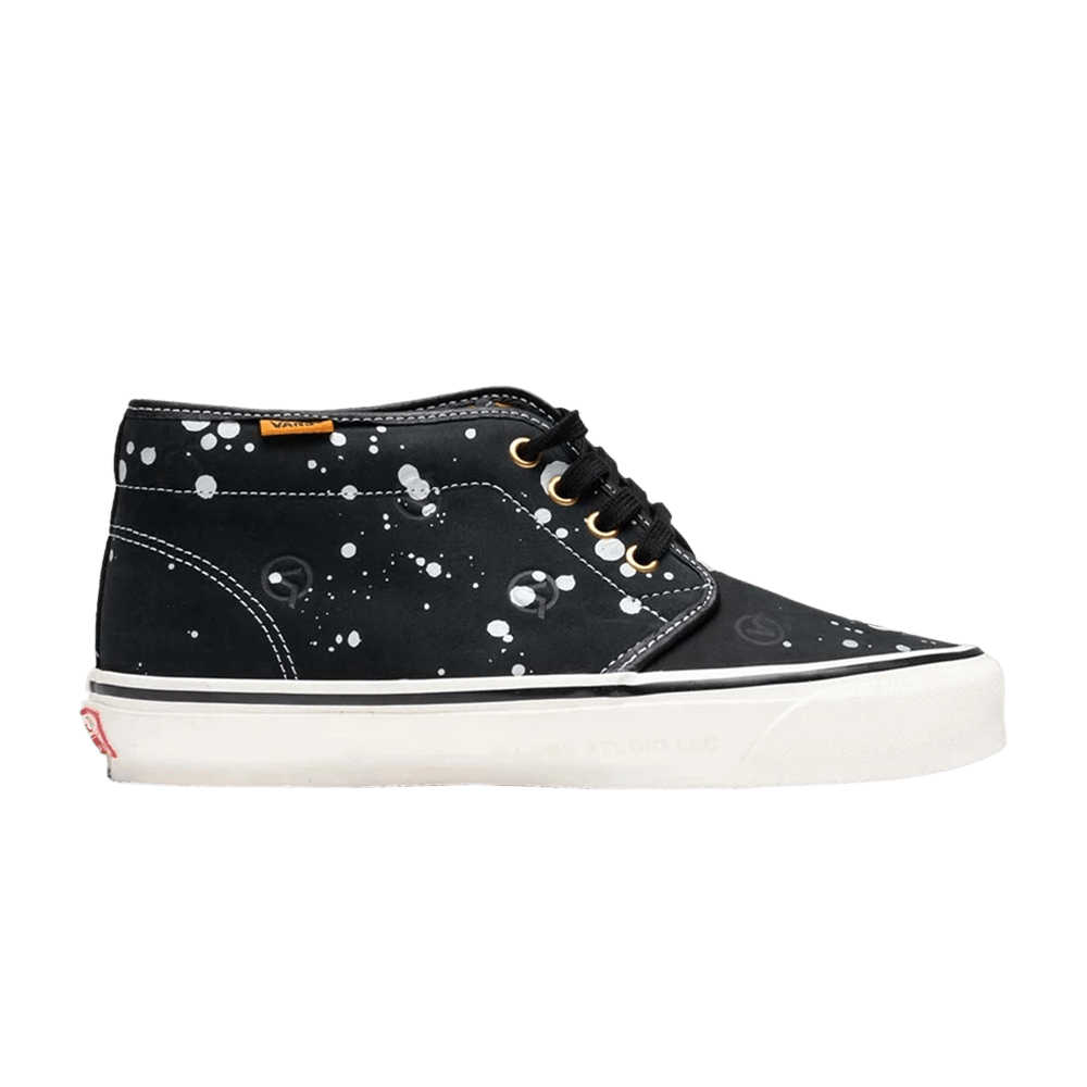 VANS LQQK STUDIOS X OG CHUKKA BOOT LX 'CIRCLE V - SPLATTER BLACK'