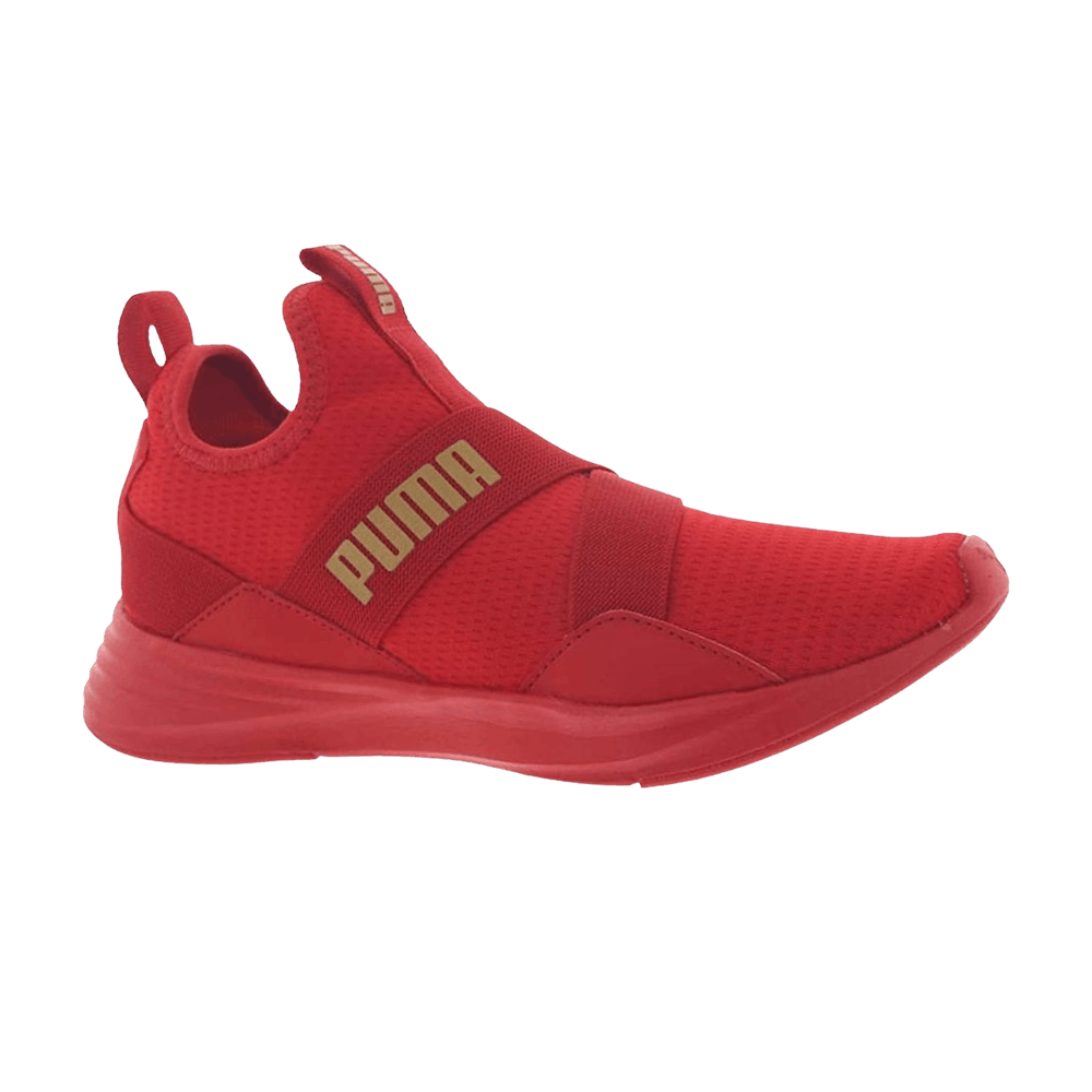 Pre-owned Puma Wmns Radiate Mid 'high Risk Red'