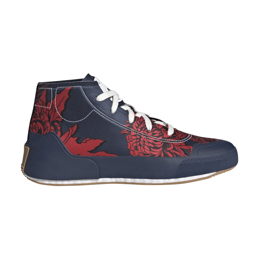 ADIDAS ORIGINALS STELLA MCCARTNEY X WMNS TREINO MID 'FLORAL PRINT - COLLEGIATE NAVY'