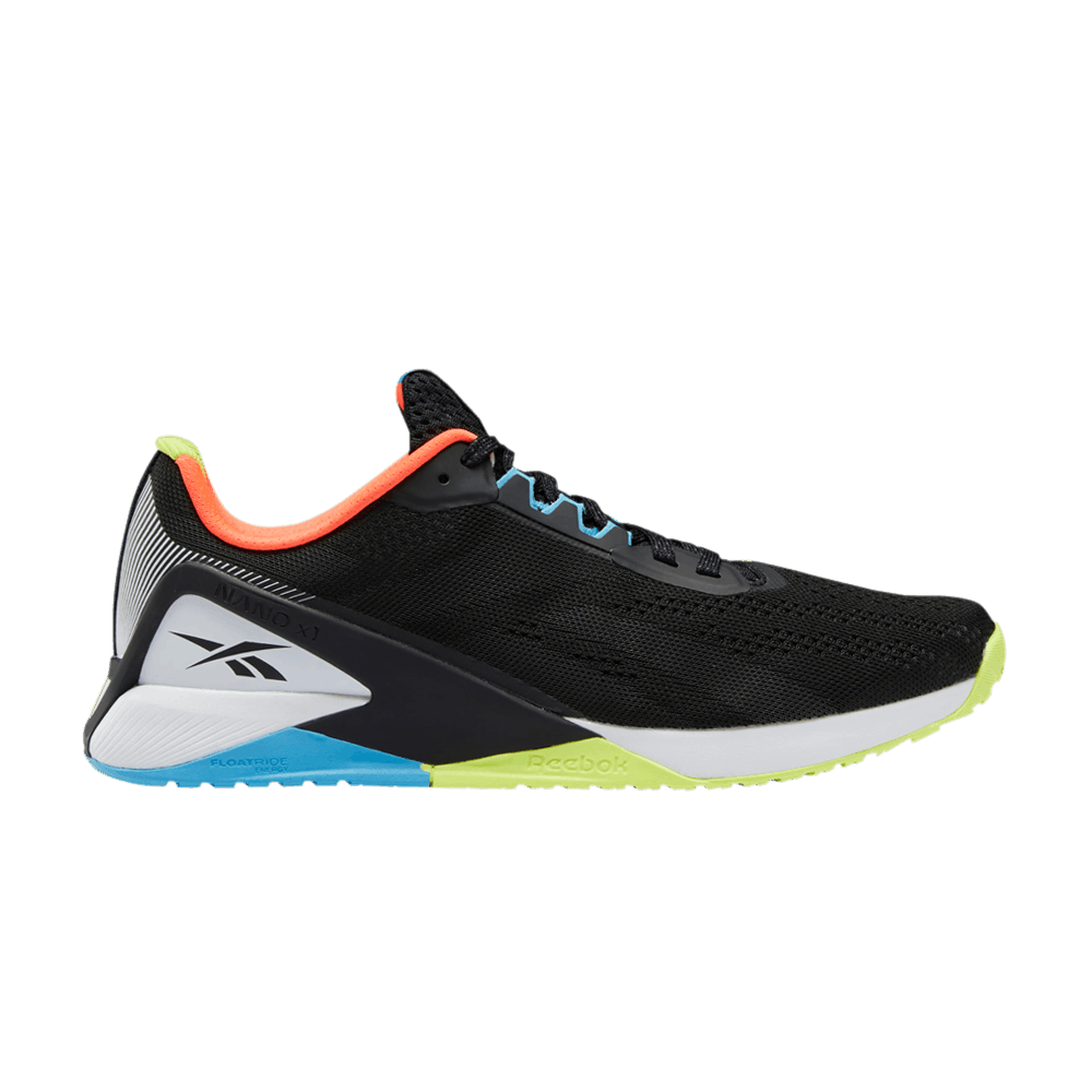 Reebok Nano X1 Black Orange Aqua