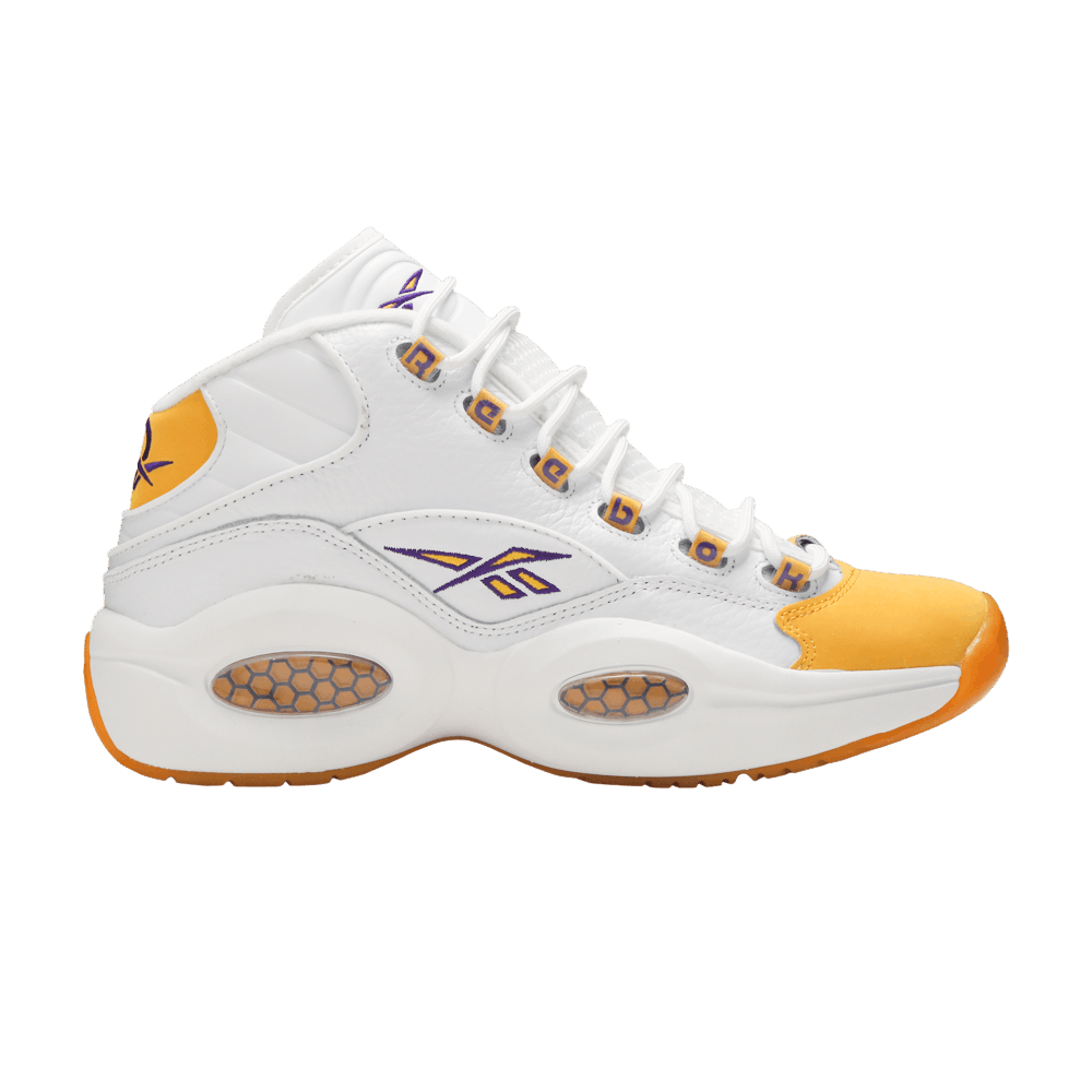 Reebok Question Mid Yellow Toe (Shoe Palace Special Box)