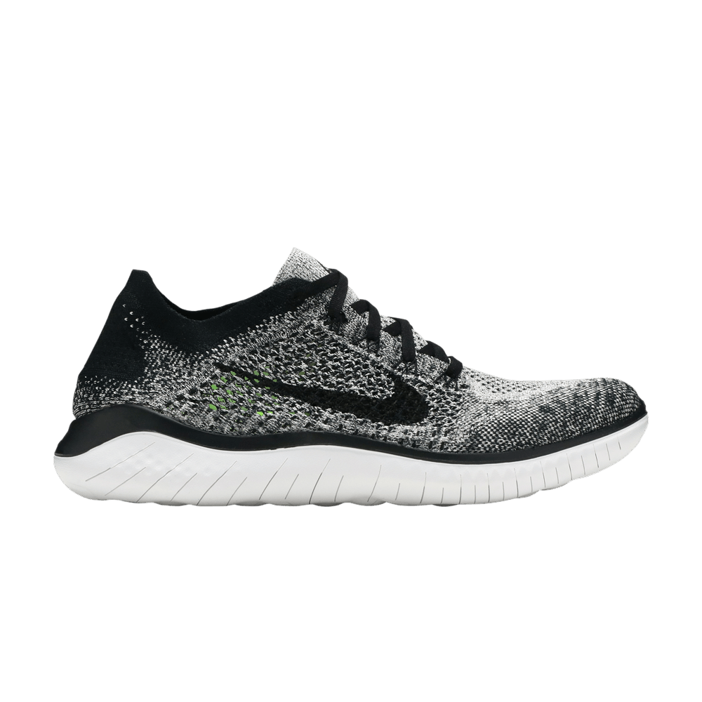 Free RN Flyknit 2018 'White Black'