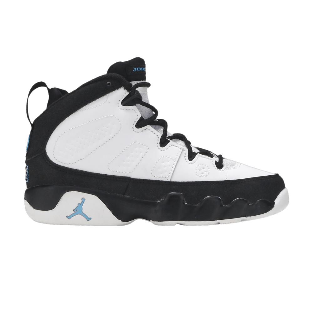 Pre-owned Air Jordan 9 Retro Ps 'university Blue' In White